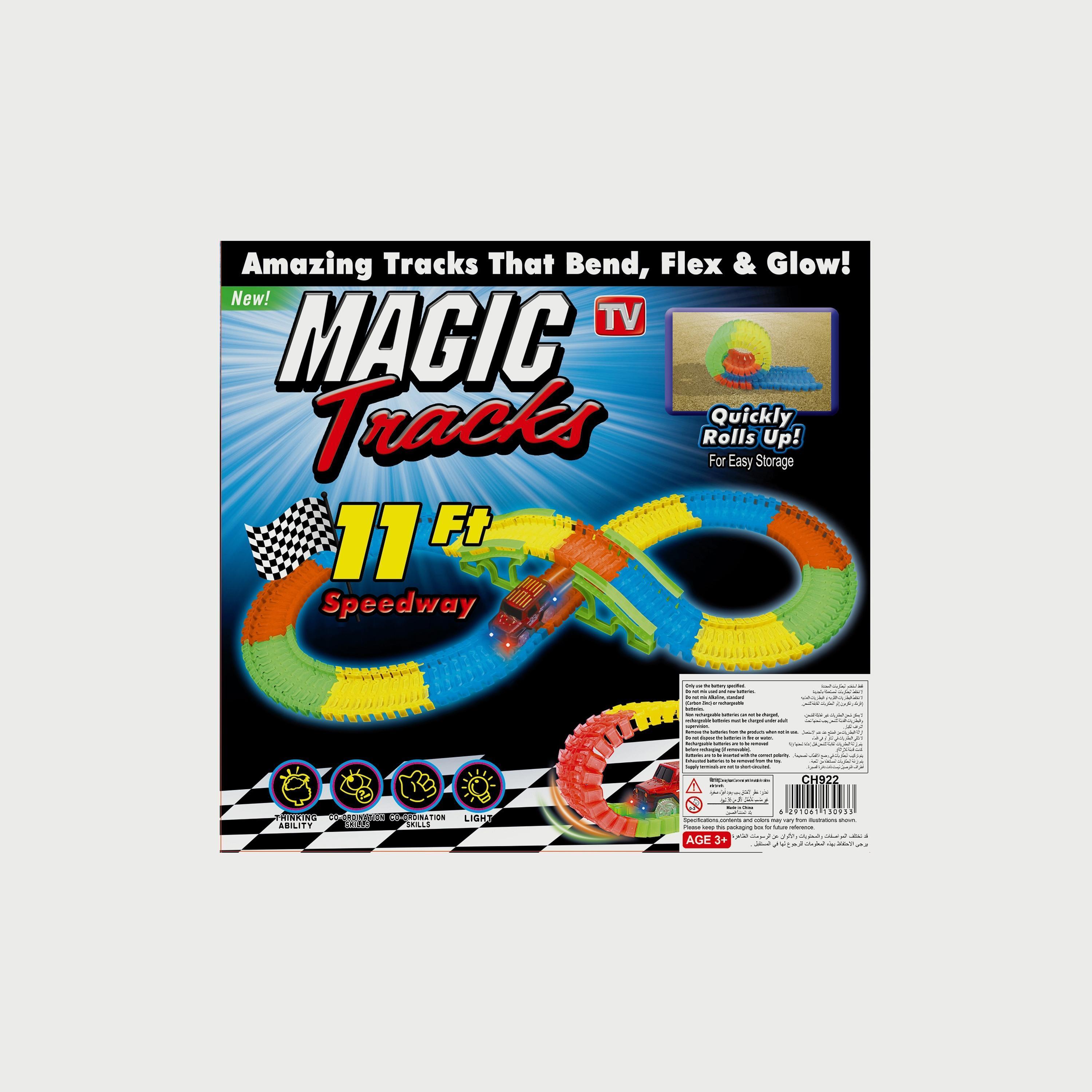 Power Joy 220-Piece Magic Track, 11Feet-toys-playvehicles-vehicleplaysets-image-3