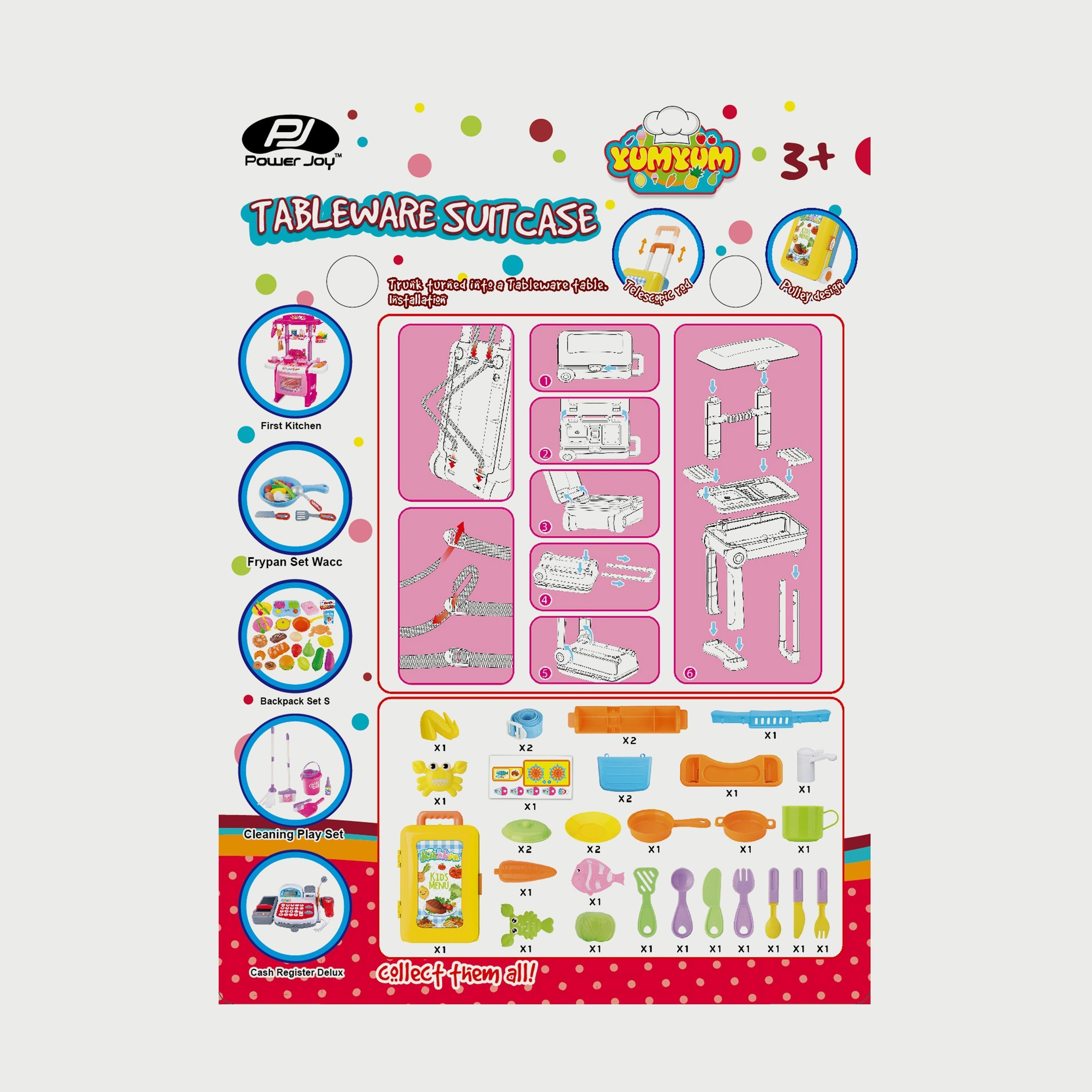 Power Joy Yumyum Tableware Suitcase-toys-roleplay-playfoods-image-3