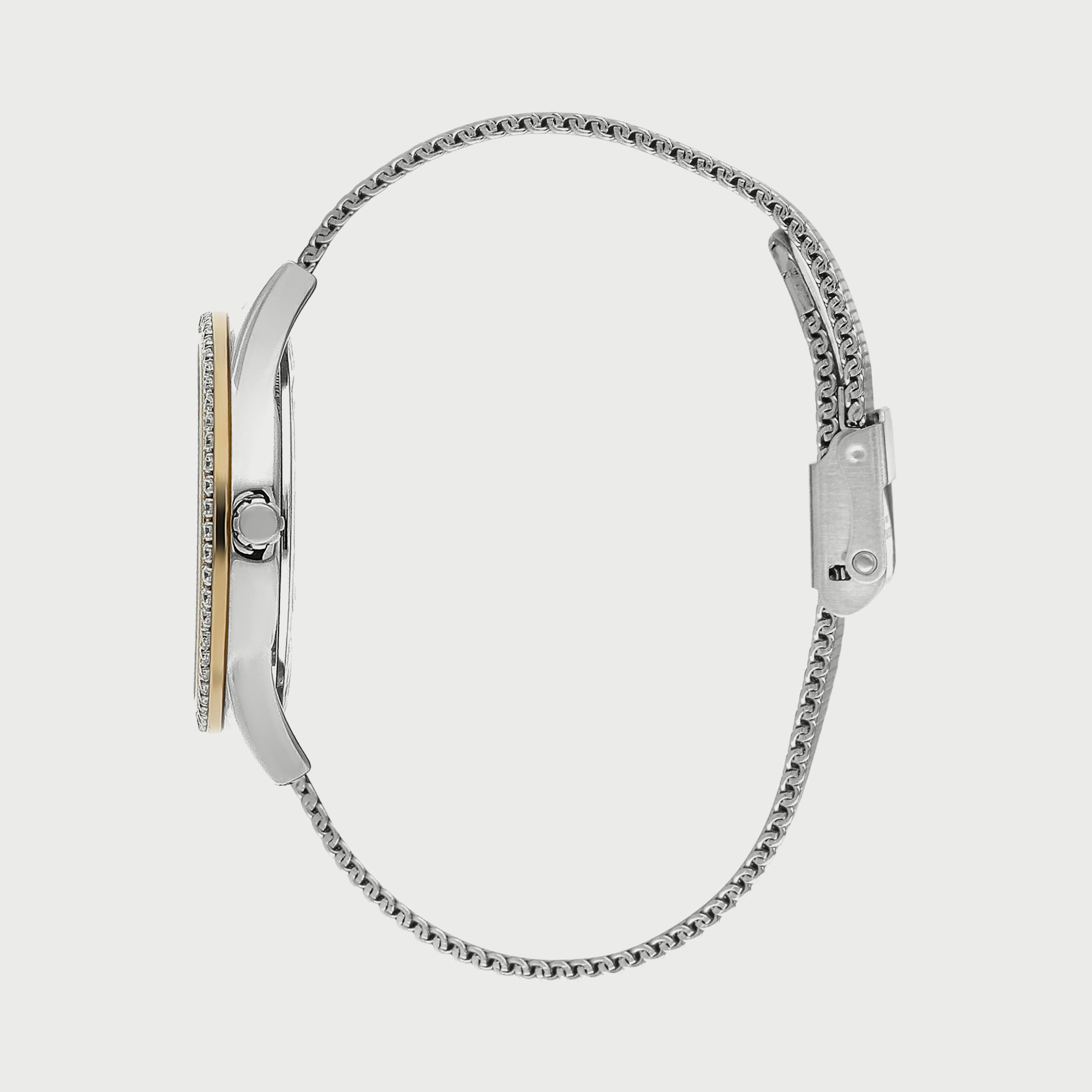 ساعة أنالوج للنساء بسوارشبكي من لي كوبر LC07436.220-women-watchesandjewellery-watches-image-2
