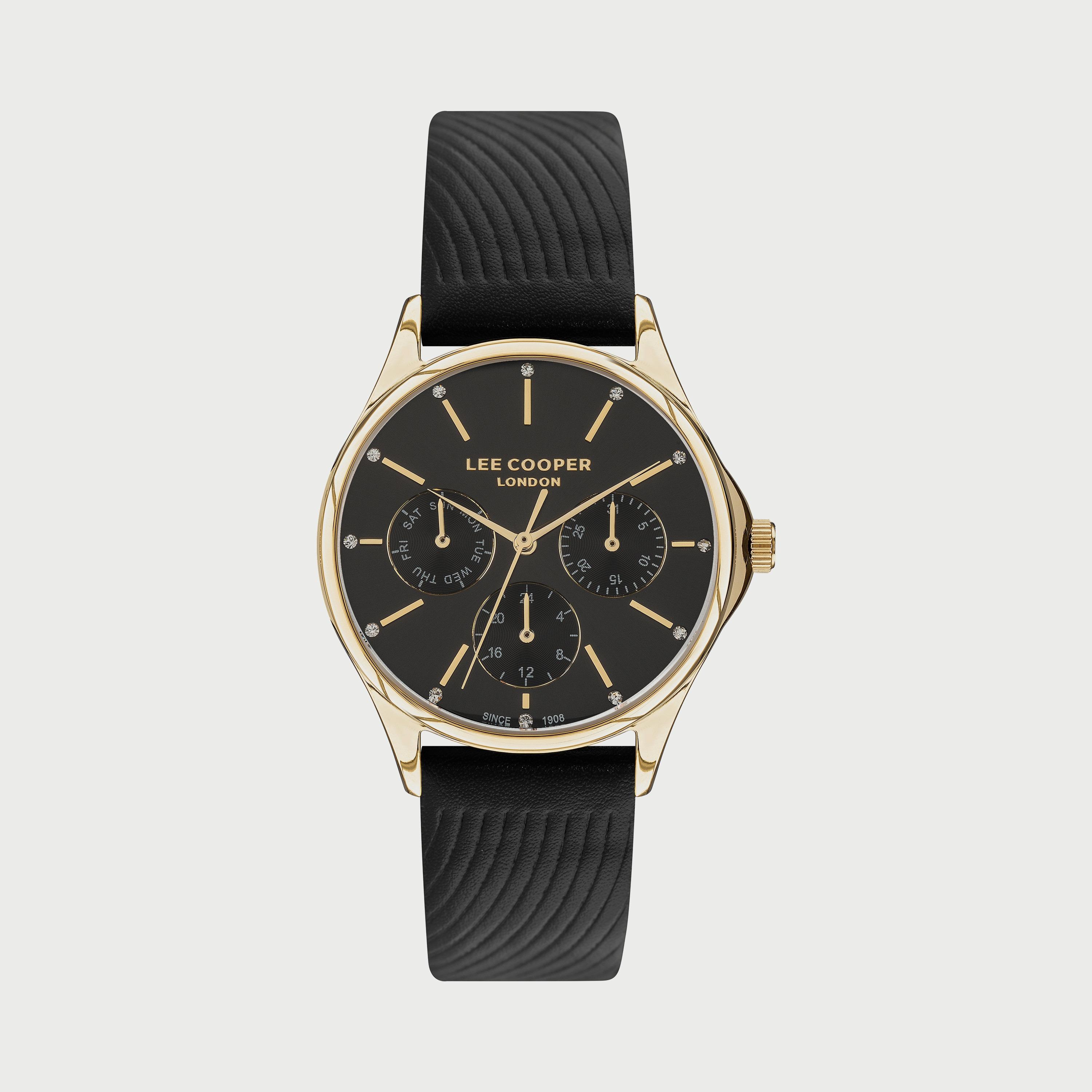 ساعة للنساء متعددة الوظائف بسوار جلدي من لي كوبر LC07451.151-women-watchesandjewellery-watches-image-1
