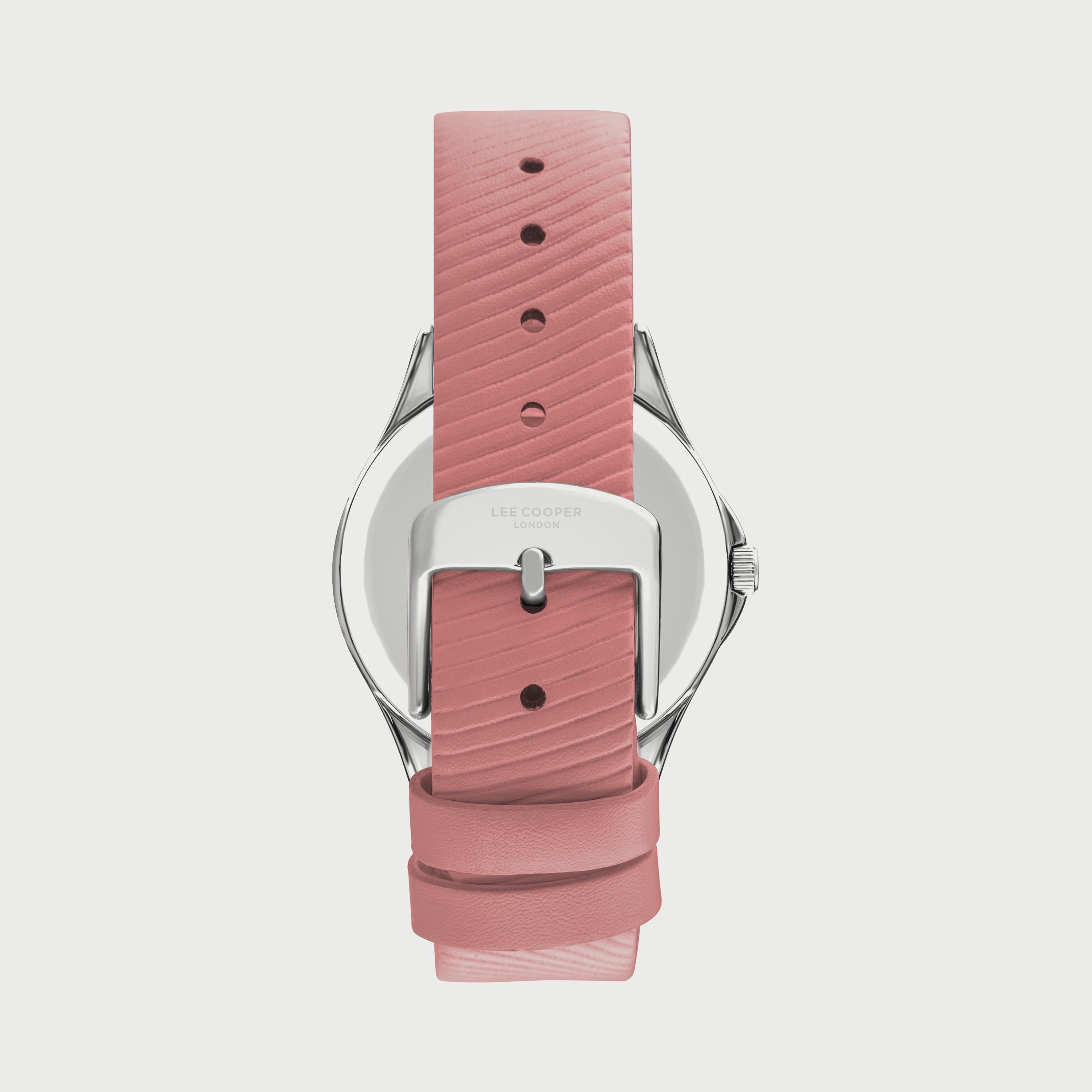 ساعة لي كوبر للنساء متعددة الوظائف بسوار جلدي - LC07451.537-women-watchesandjewellery-watches-image-3