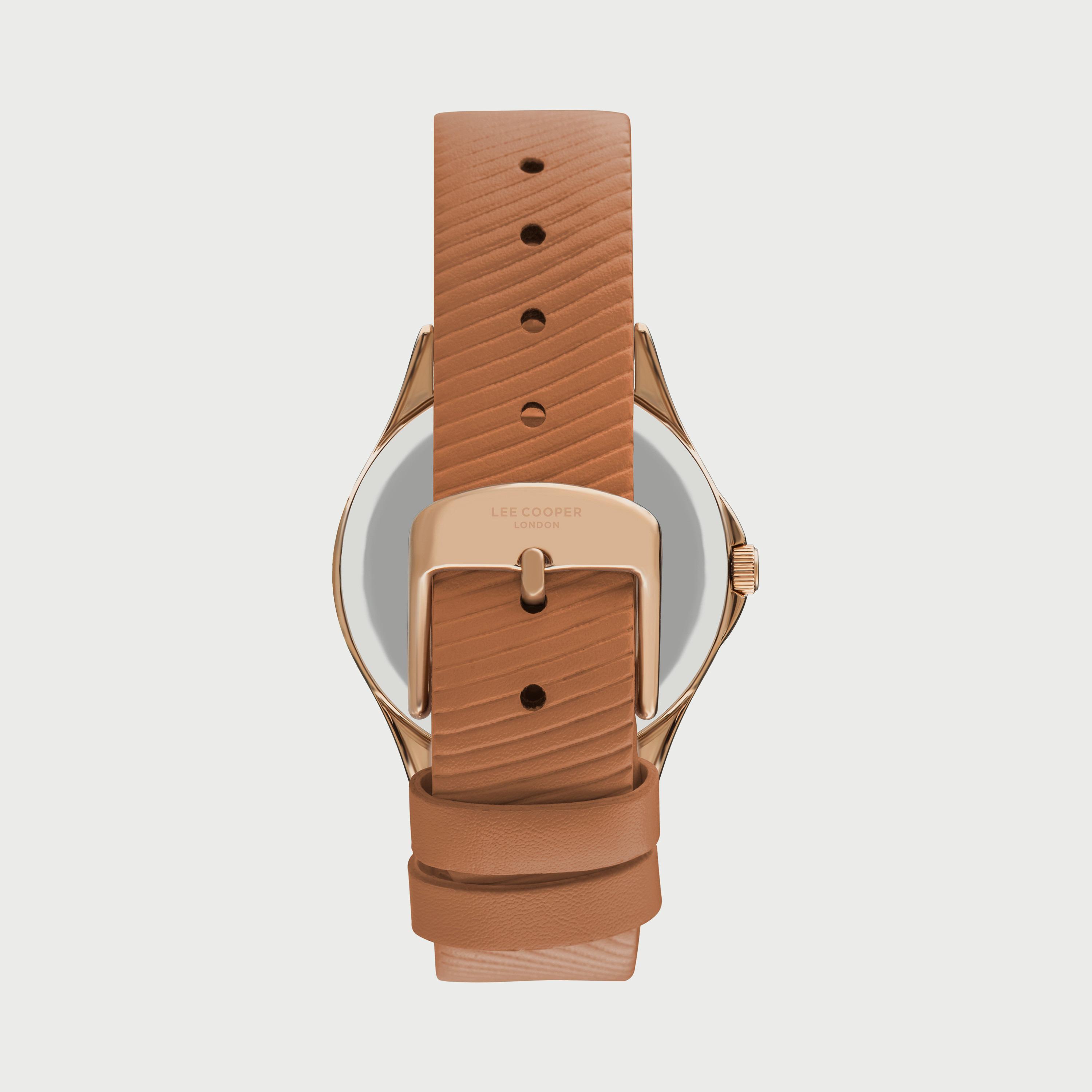 ساعة للنساء متعددة الوظائف بسوار جلدي من لي كوبر LC07451.429-women-watchesandjewellery-watches-image-3