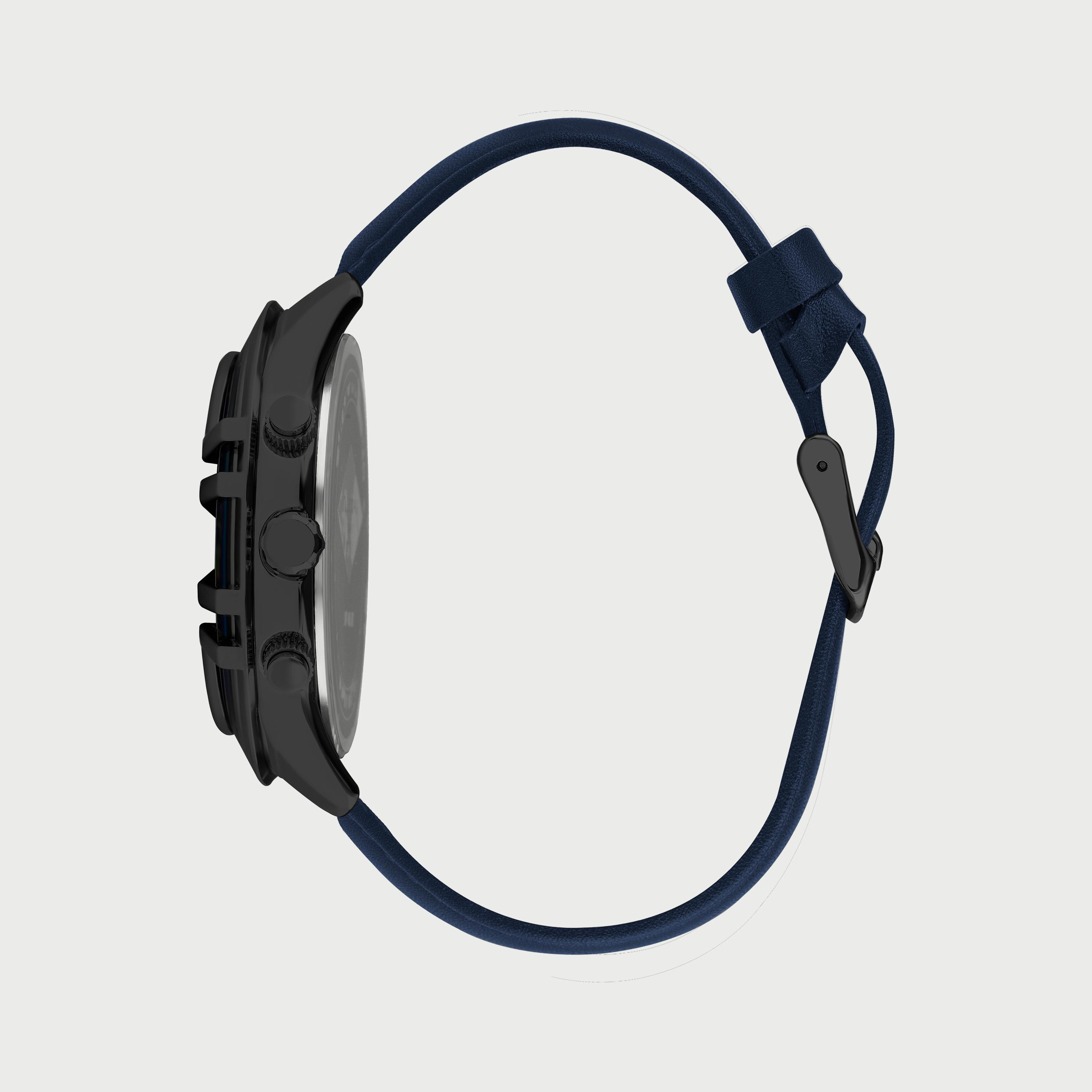 Lee Cooper Men's Chronograph Leather Strap Watch - LC07468.099 | 48 MM-men-watchesandjewellery-watches-image-2