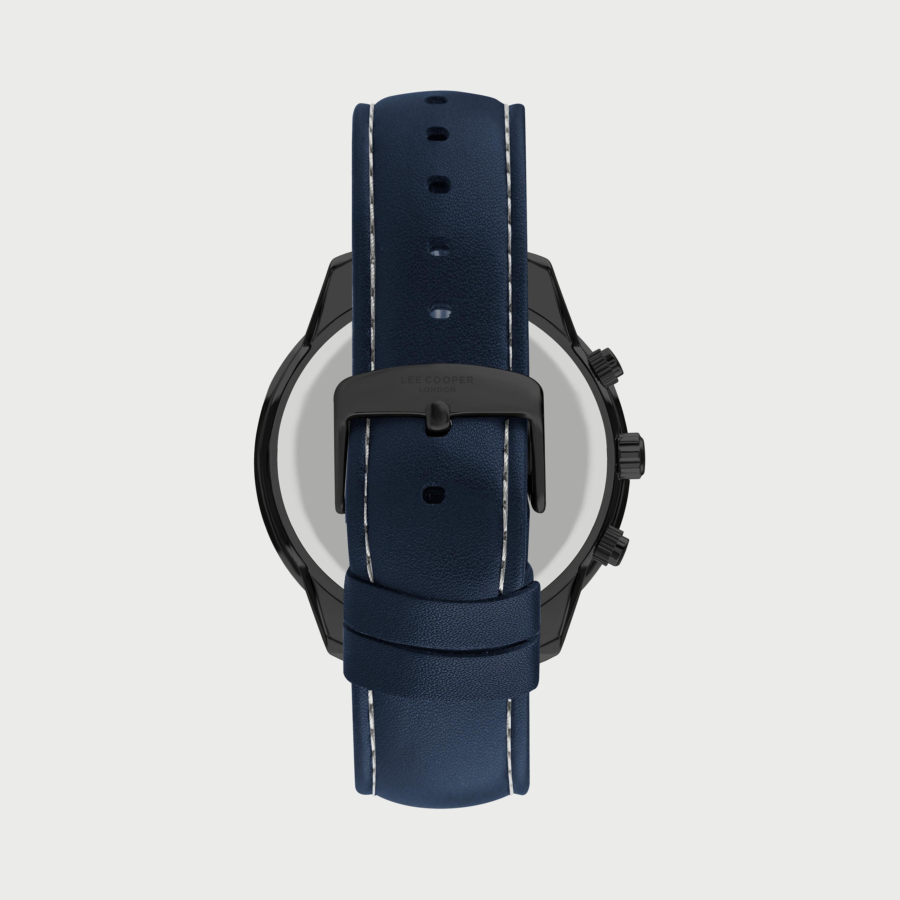 Lee Cooper Men's Chronograph Leather Strap Watch - LC07468.099 | 48 MM-men-watchesandjewellery-watches-image-3