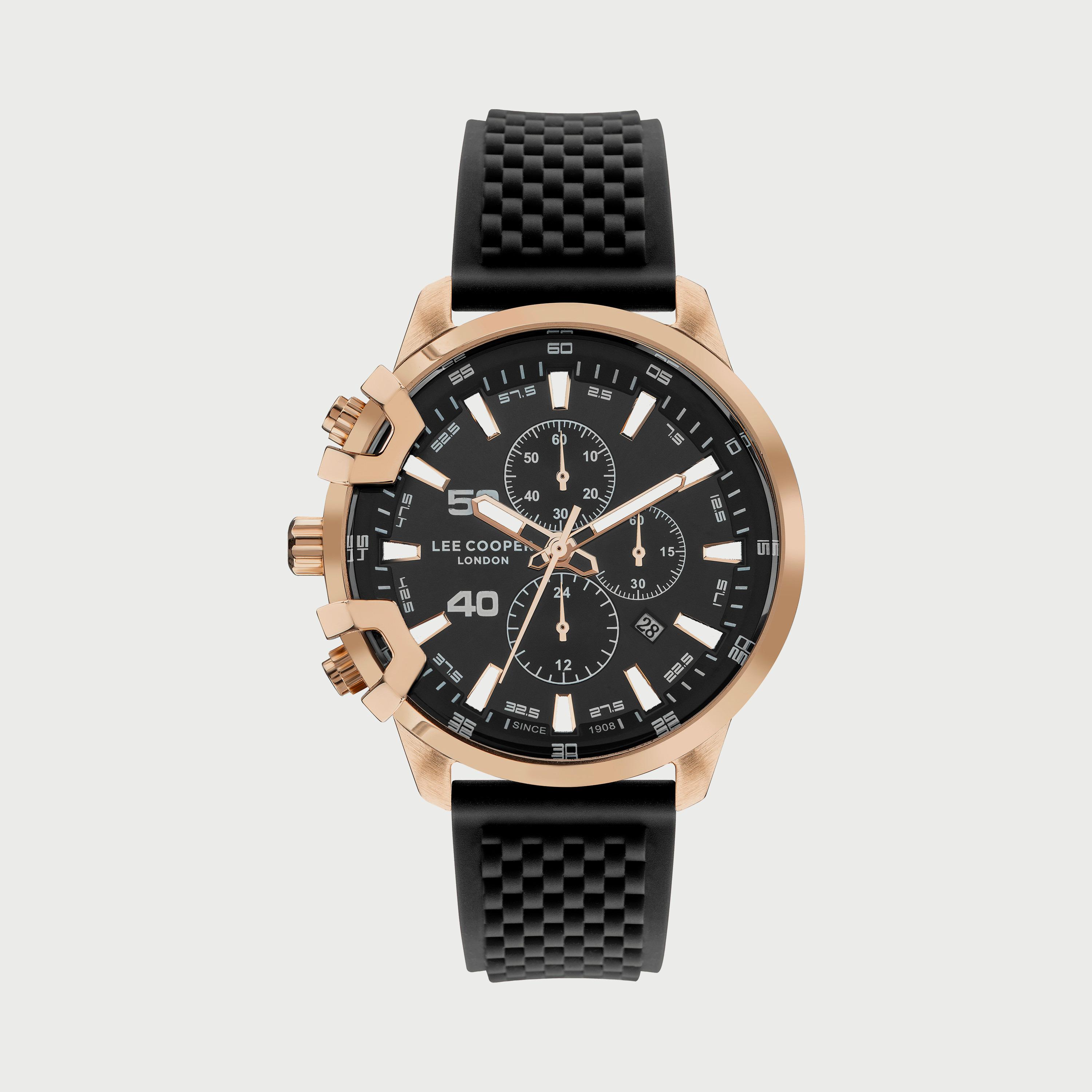 ساعة لي كوبر للرجال كرونوغراف بسوار سيليكون - LC07470.451-men-watchesandjewellery-watches-image-1