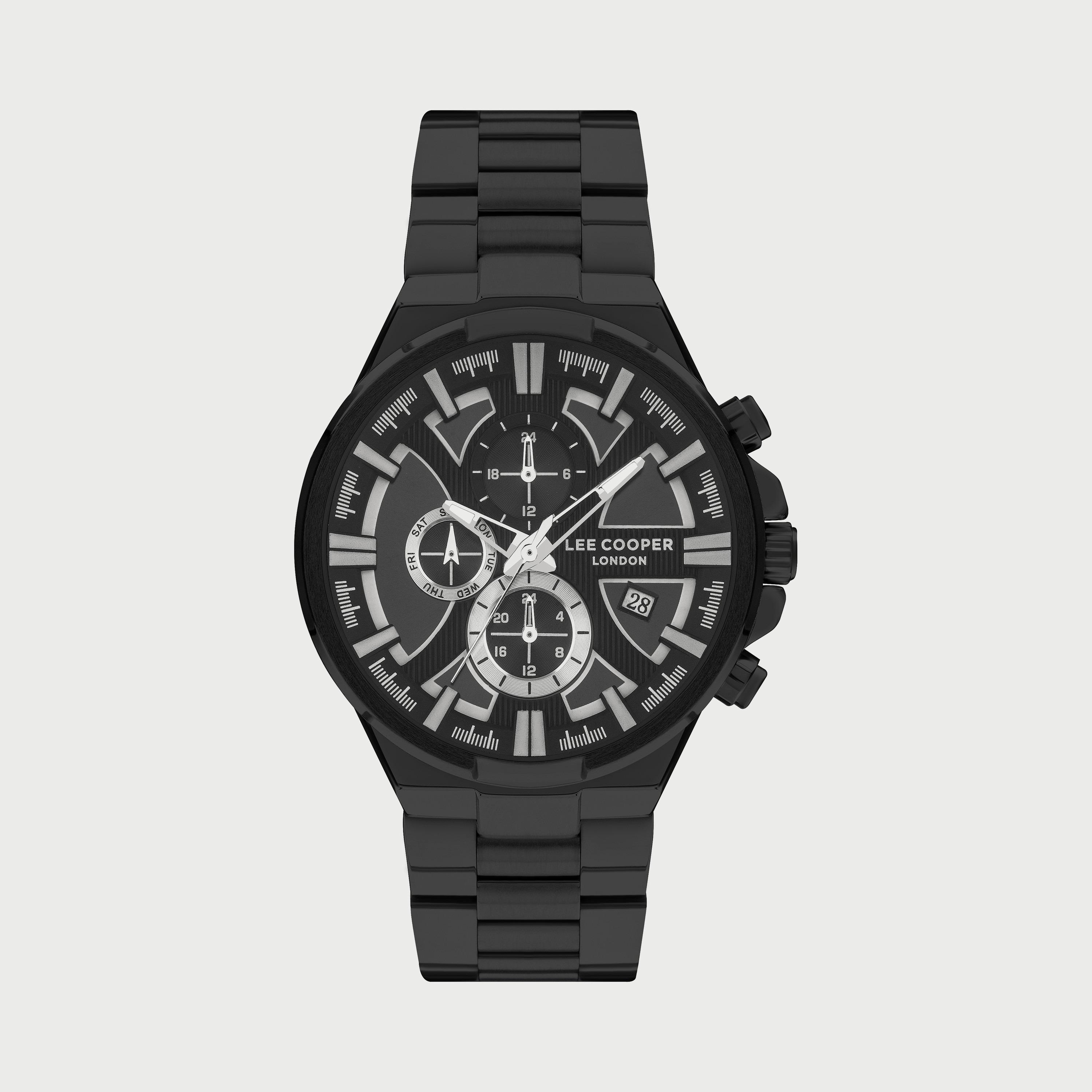 ساعة لي كوبر للرجال كرونوغراف بسوار ستانلس ستيل - LC07484.650-men-watchesandjewellery-watches-image-1