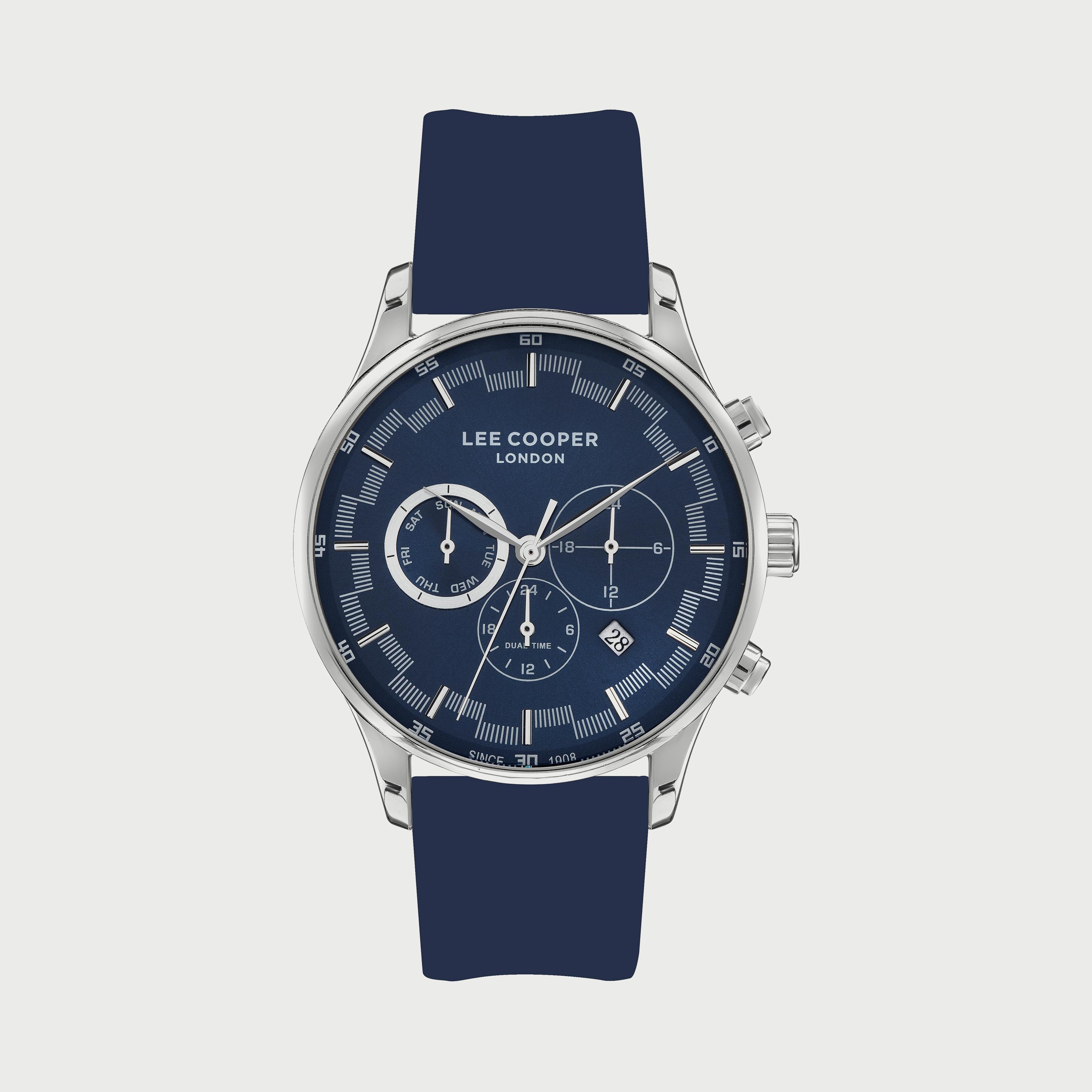 ساعة لي كوبر للرجال كرونوغراف بسوار سيليكون - LC07520.399-men-watchesandjewellery-watches-image-1