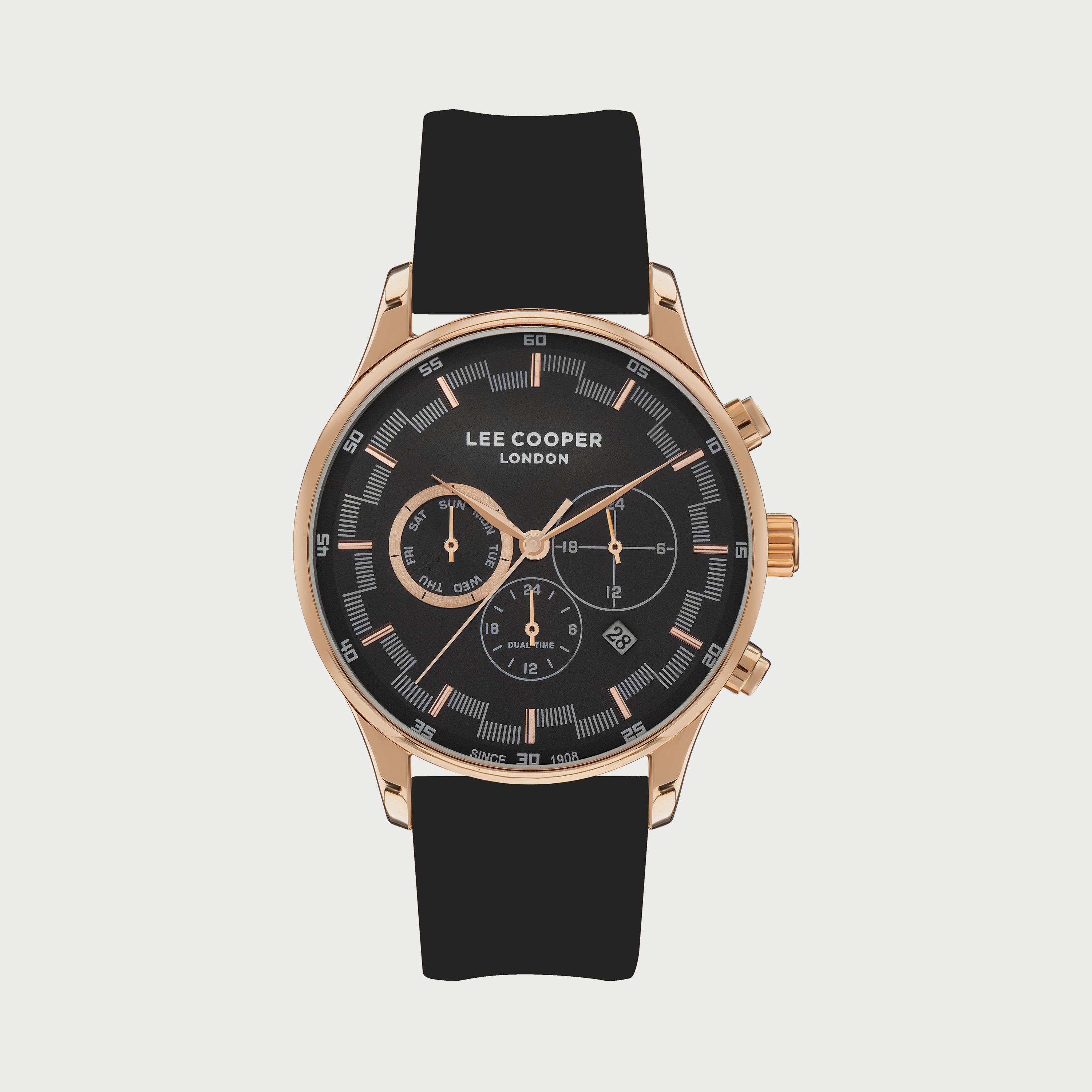 ساعة كرونوغراف للرجال بسوار سليكون من لي كوبر LC07520.451-men-watchesandjewellery-watches-image-1