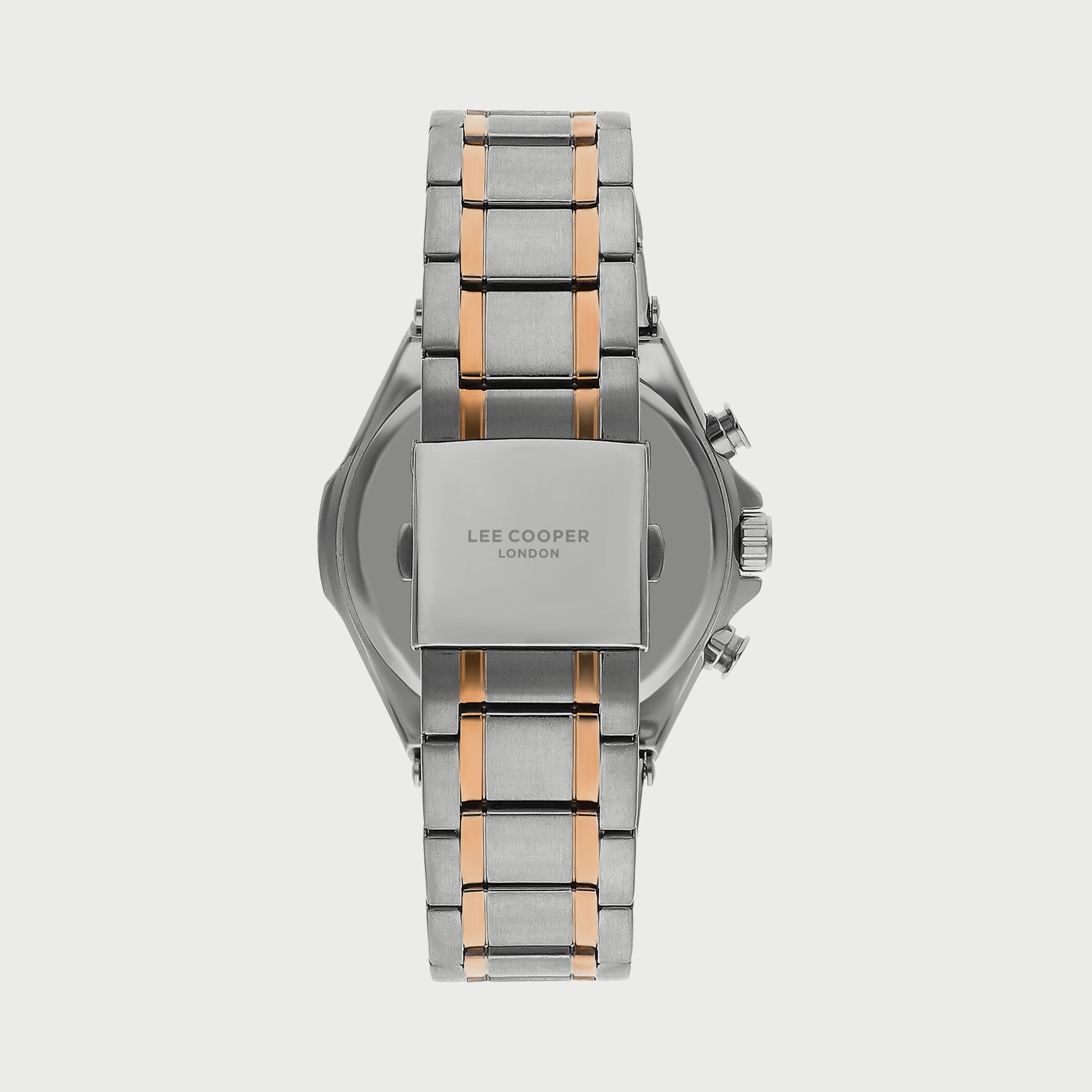ساعة لي كوبر للرجال كرونوغراف بسوار ستانلس ستيل - LC07258.590-men-watchesandjewellery-watches-image-3