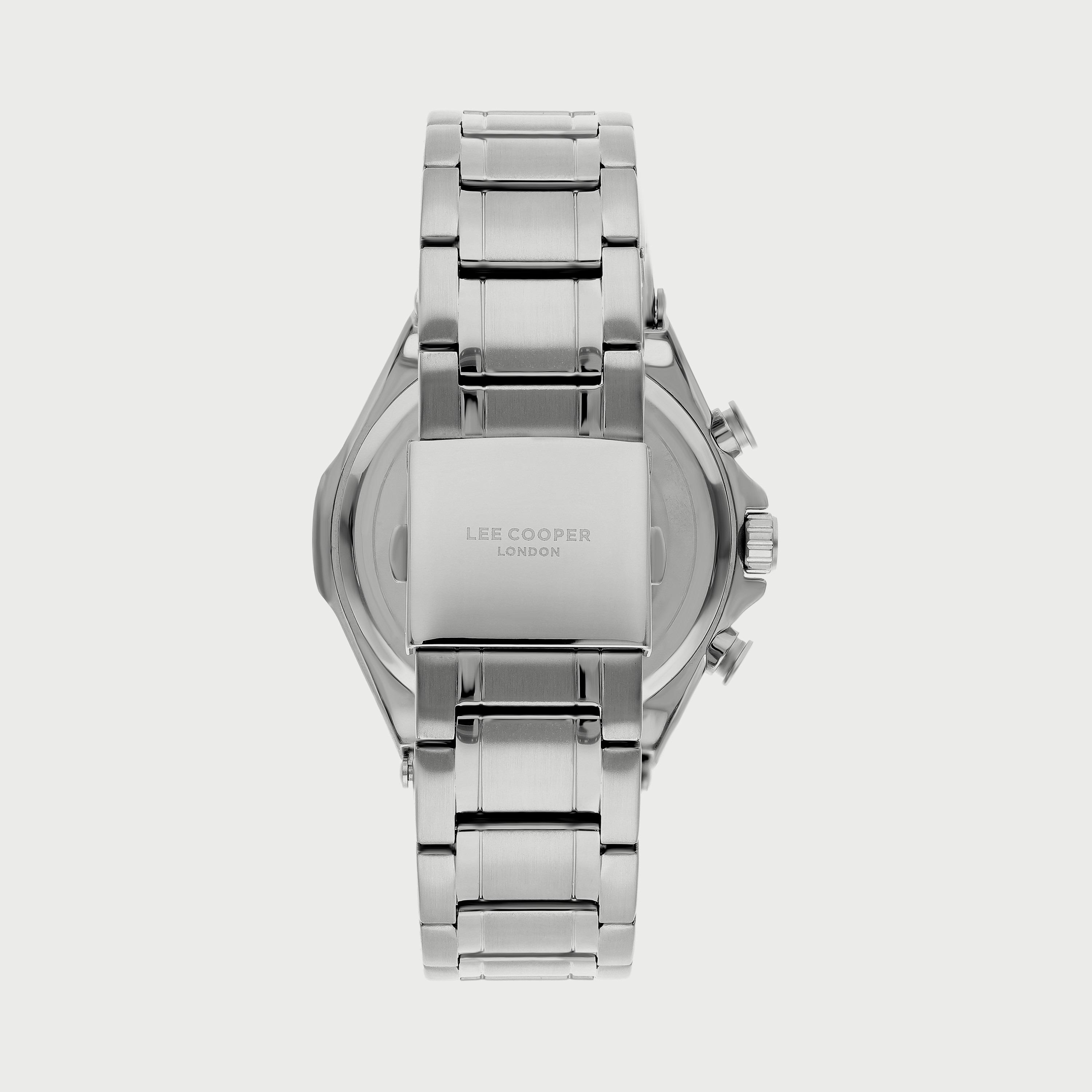 ساعة كرونوغراف للرجال بسوار الستانلس ستيل من لي كوبر LC07258.390-men-watchesandjewellery-watches-image-3