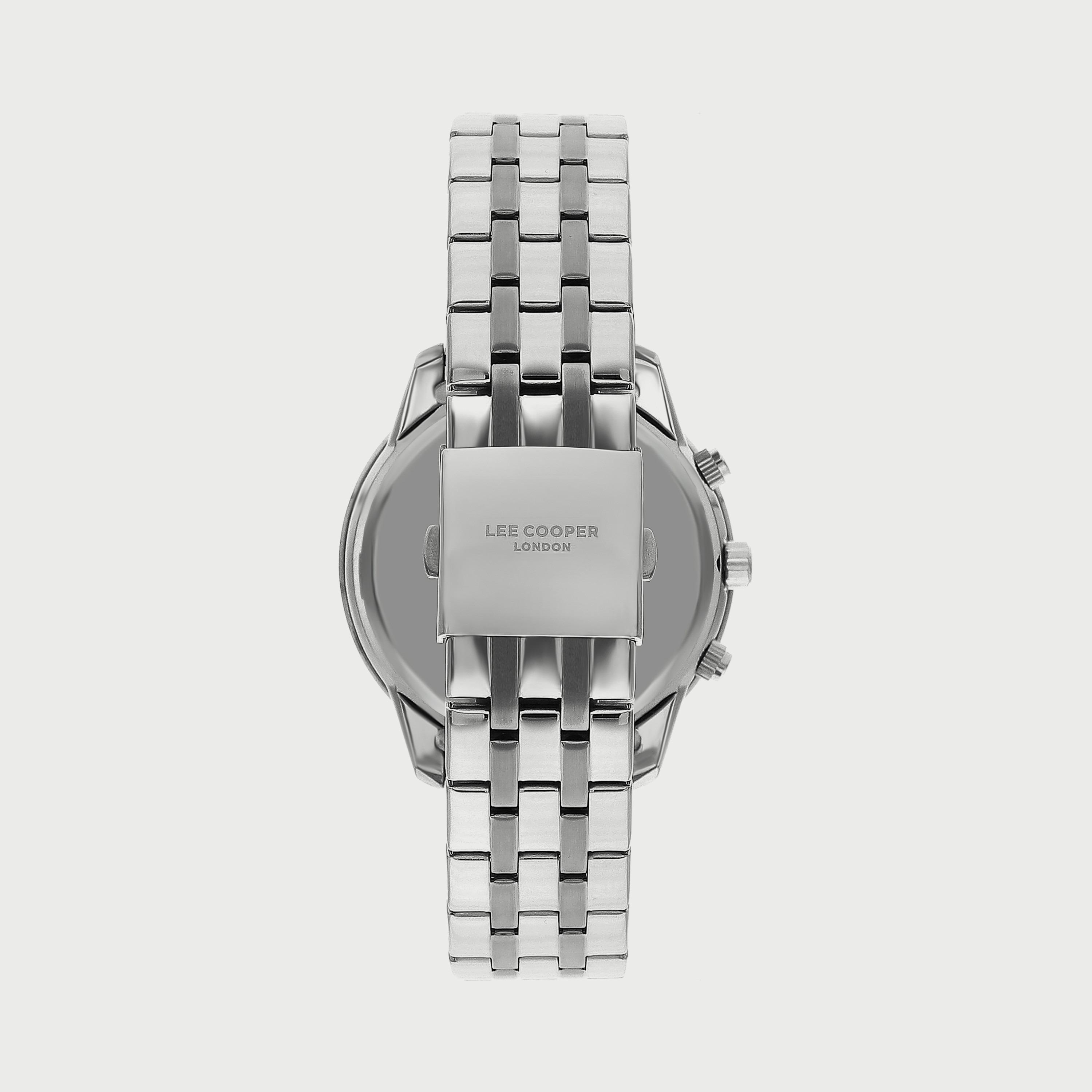 ساعة كرونوغراف للرجال بسوار الستانلس ستيل من لي كوبر LC07467.350-men-watchesandjewellery-watches-image-3