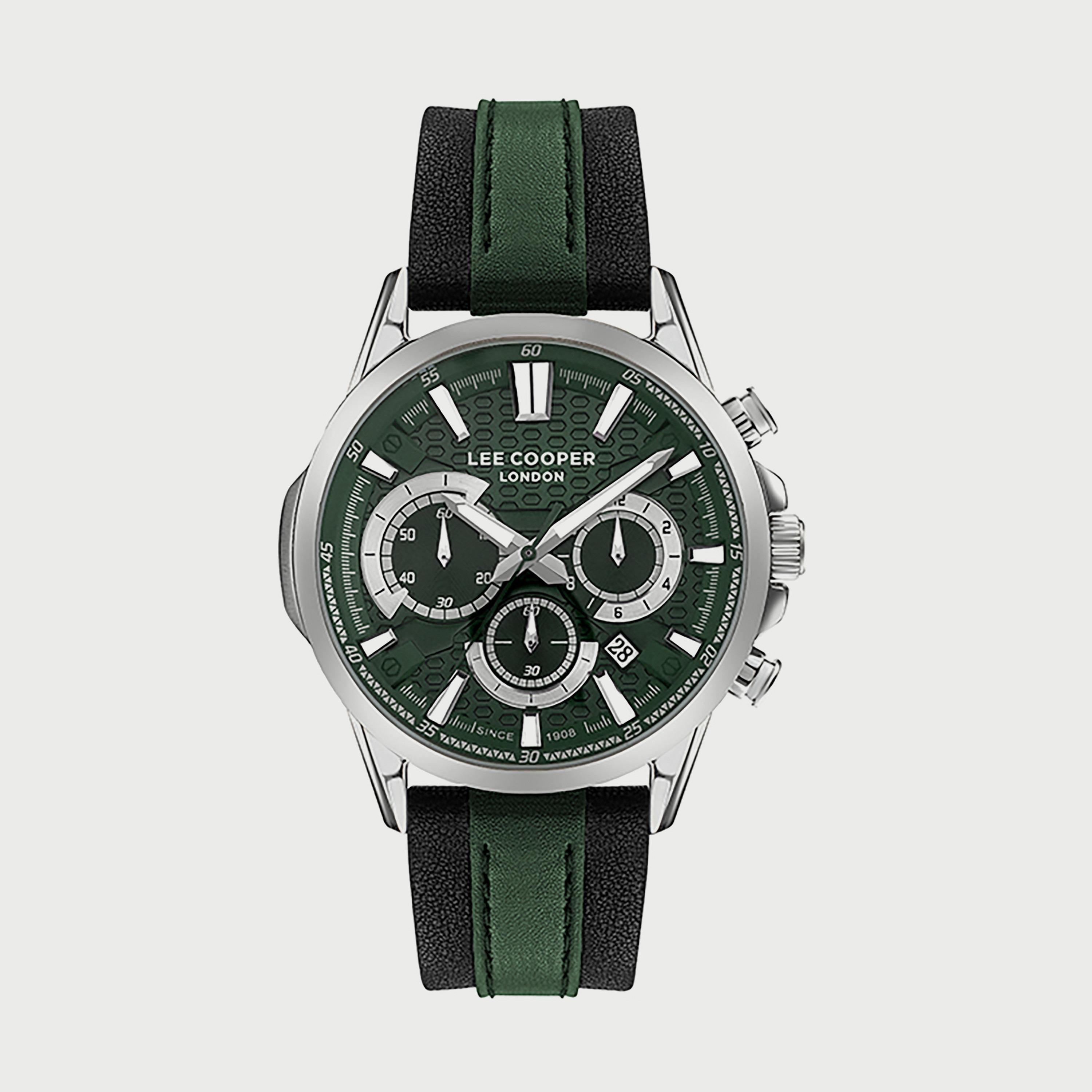 ساعة لي كوبر للرجال كرونوغراف بسوار جلدي - LC07493.377-men-watchesandjewellery-watches-image-1