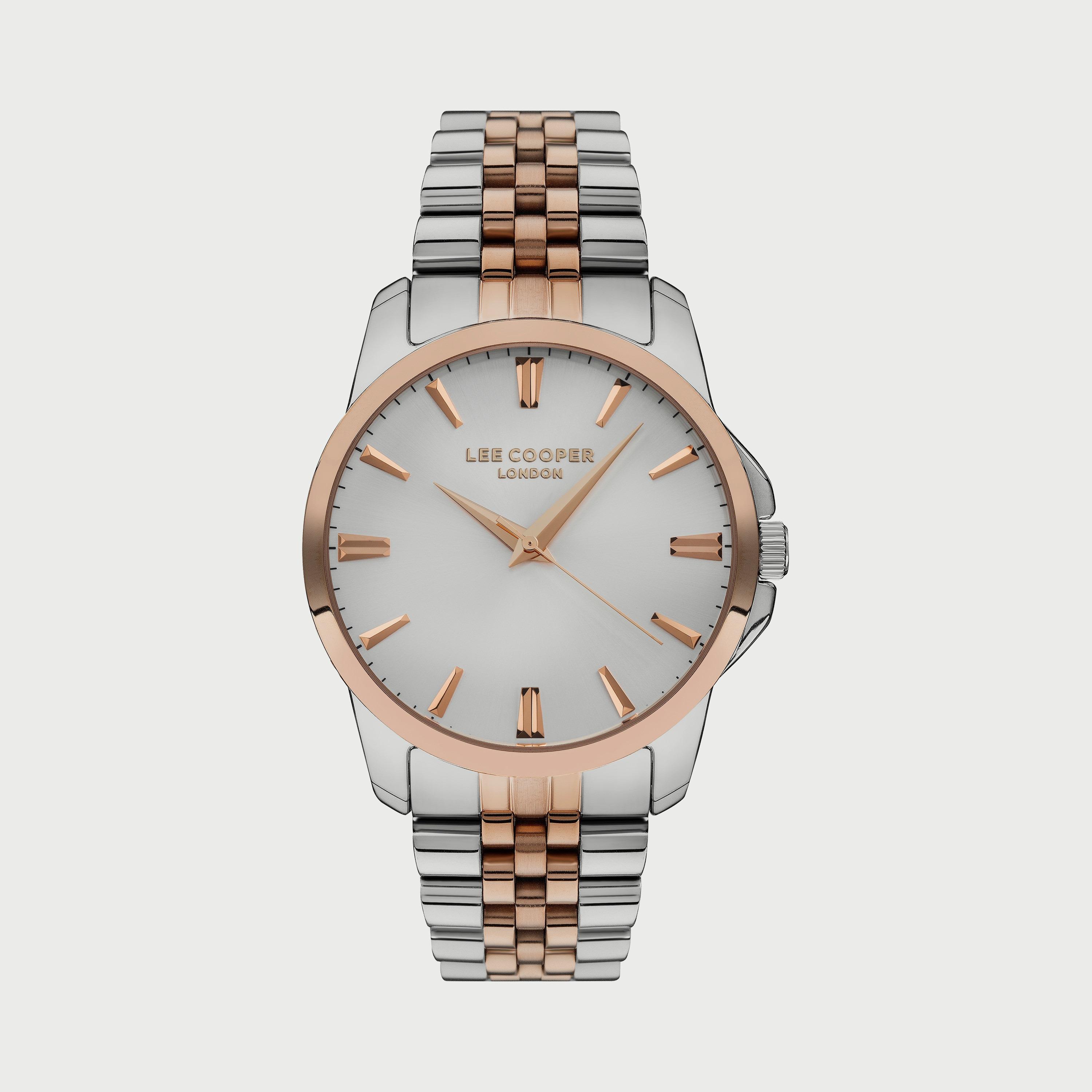 ساعة أنالوج للرجال بسوار الستانلس ستيل من لي كوبر LC07443.530-men-watchesandjewellery-watches-image-1