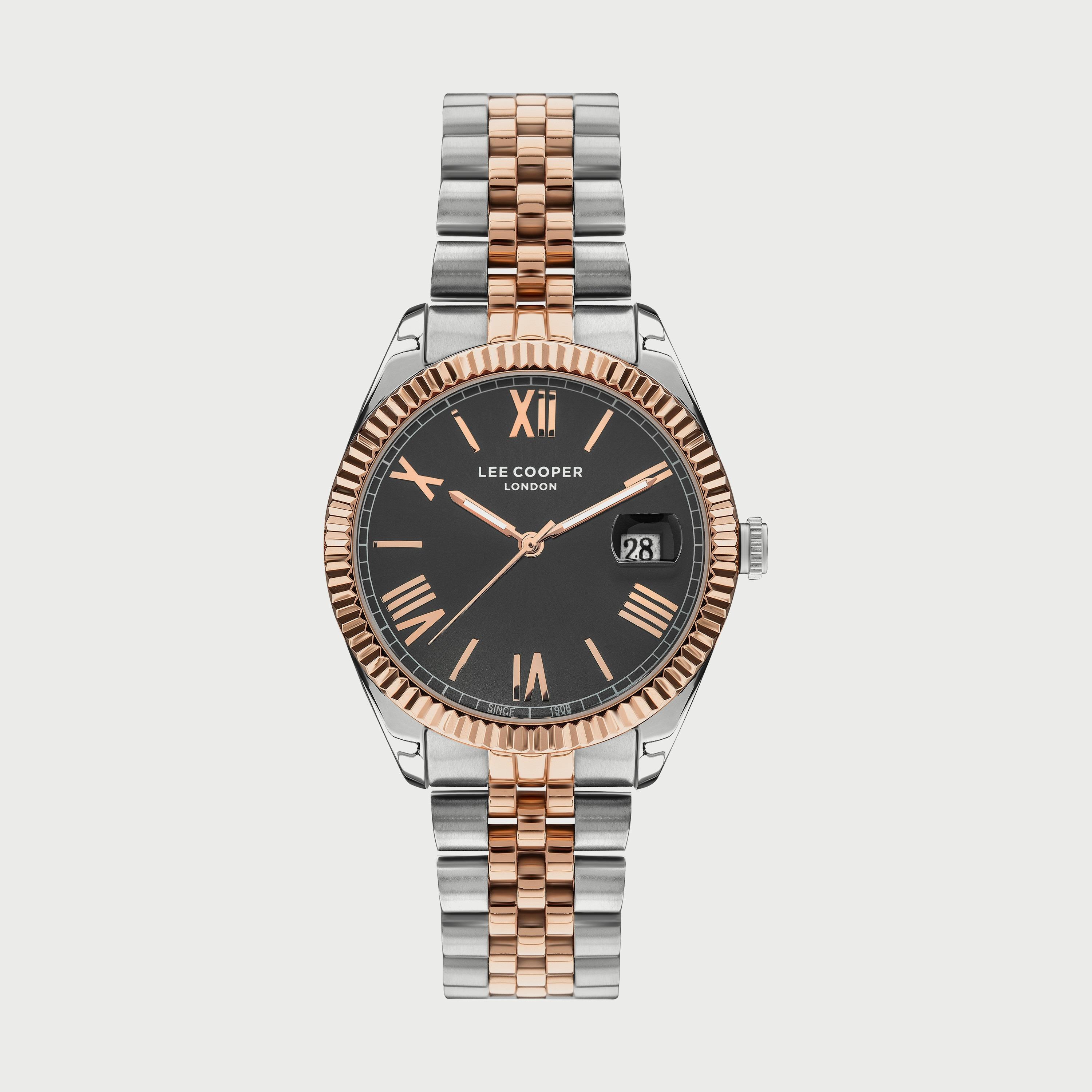ساعة أنالوج للرجال بسوار الستانلس ستيل من لي كوبر LC07449.560-men-watchesandjewellery-watches-image-1