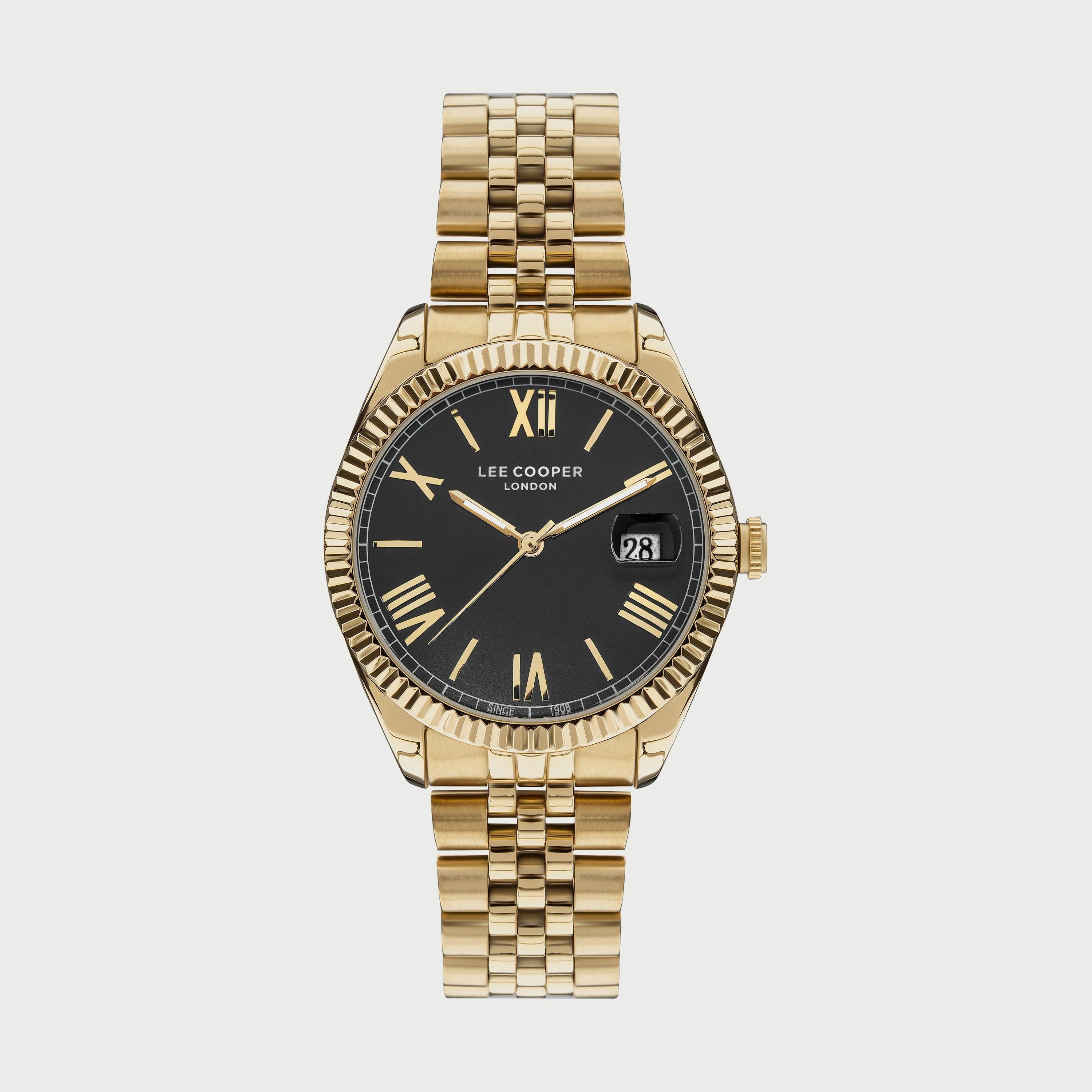 ساعة أنالوج للرجال بسوار الستانلس ستيل من لي كوبر LC07449.150-men-watchesandjewellery-watches-image-1
