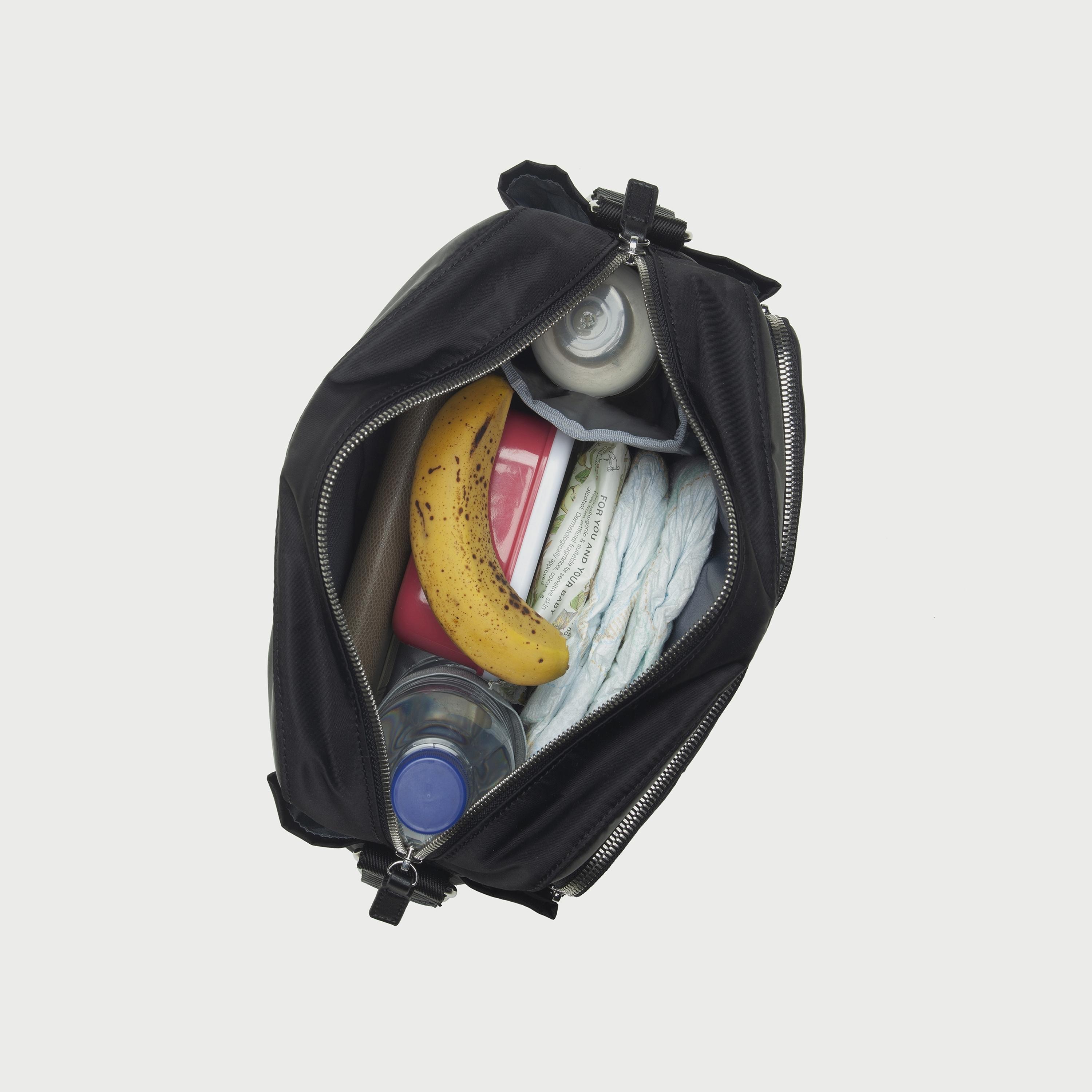 Storksak Eco Stroller Diaper Bag, Black-baby-diapering-diaperbags-image-4