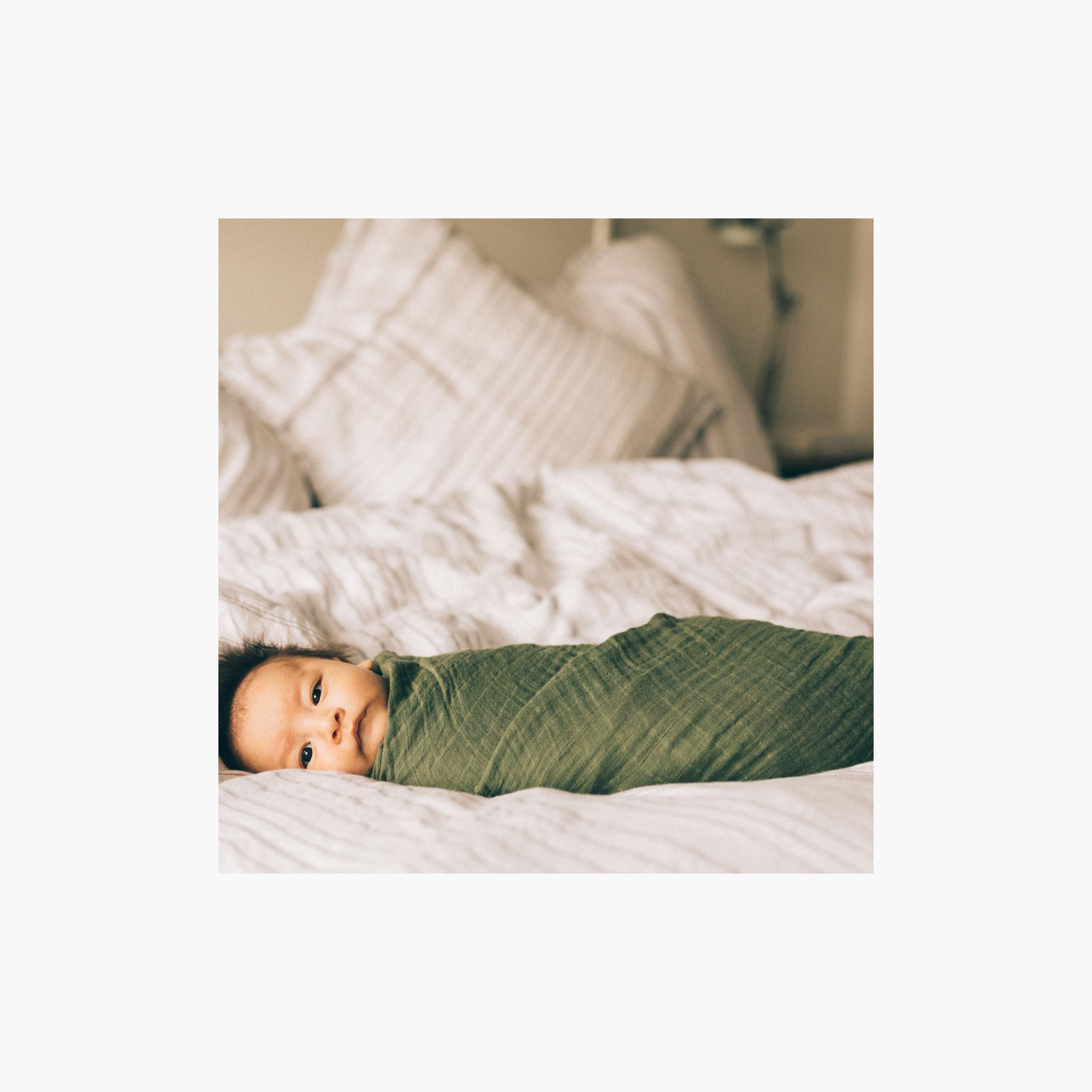 Little Unicorn Cotton Muslin Single Swaddle, Fern-baby-nursery-blanketsandswaddles-swaddlesandsleepingbags-image-5
