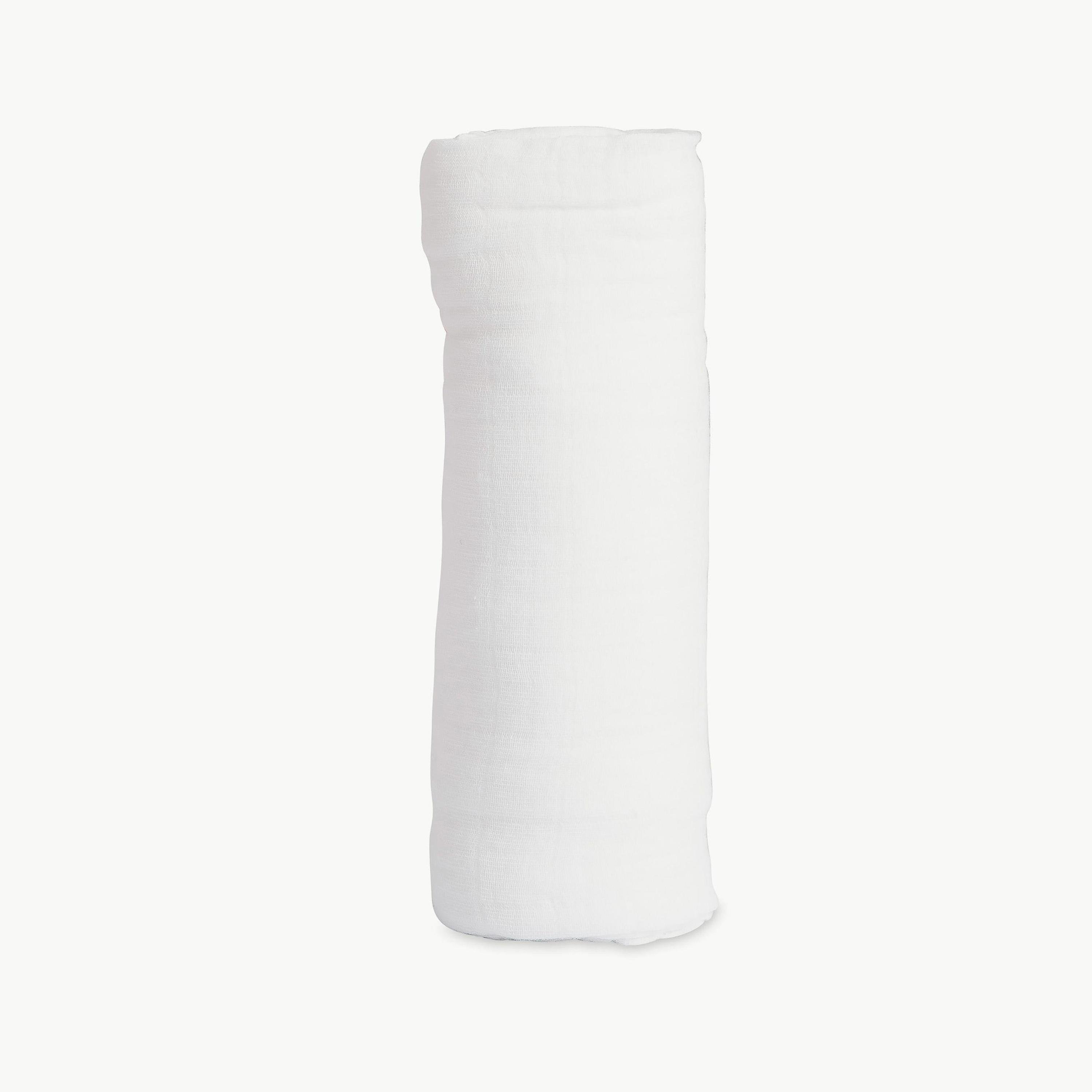 Little Unicorn Cotton Muslin Swaddle, Single, White-baby-nursery-blanketsandswaddles-swaddlesandsleepingbags-image-2