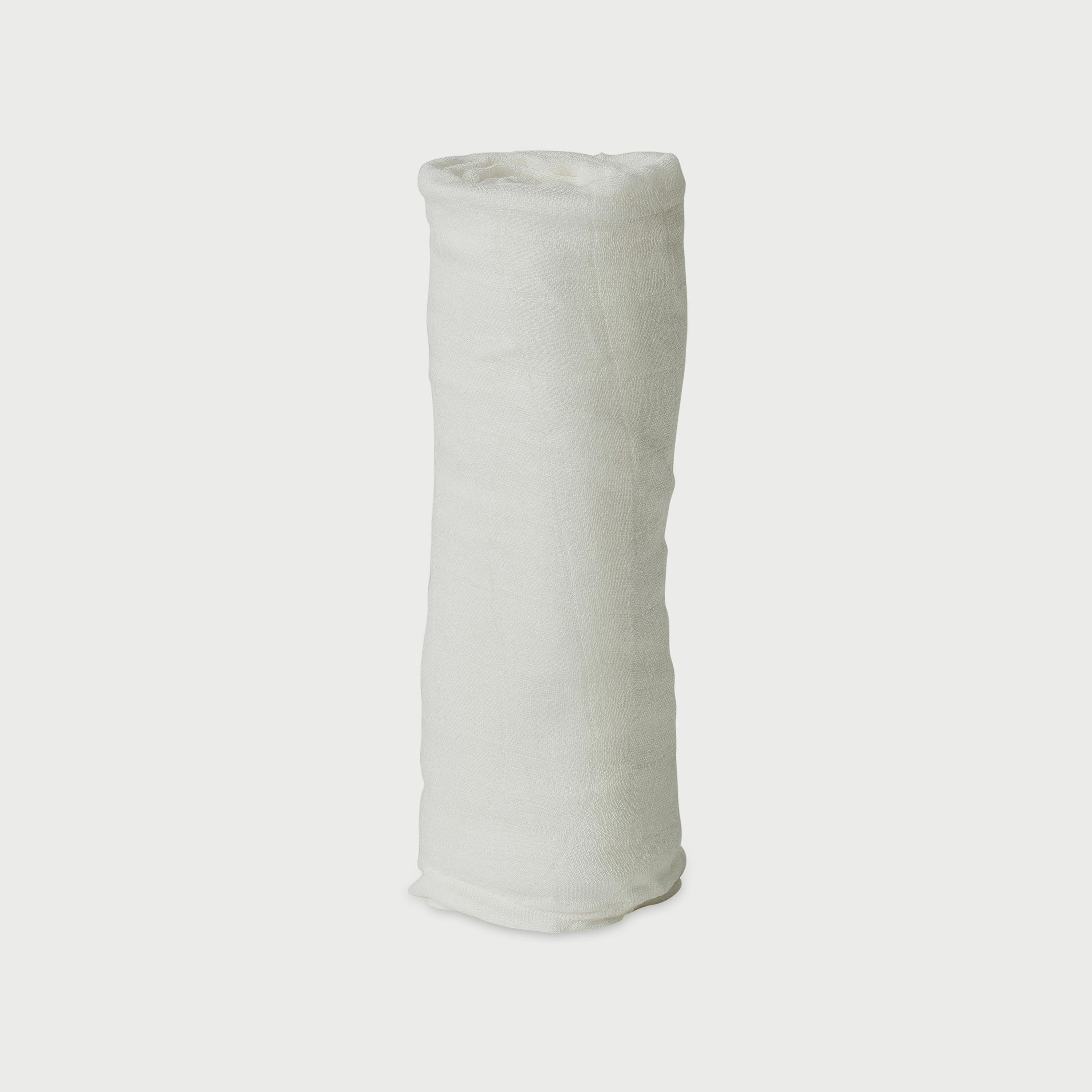 Little Unicorn Deluxe Muslin Swaddle, Single, Plain White-baby-nursery-blanketsandswaddles-swaddlesandsleepingbags-image-2