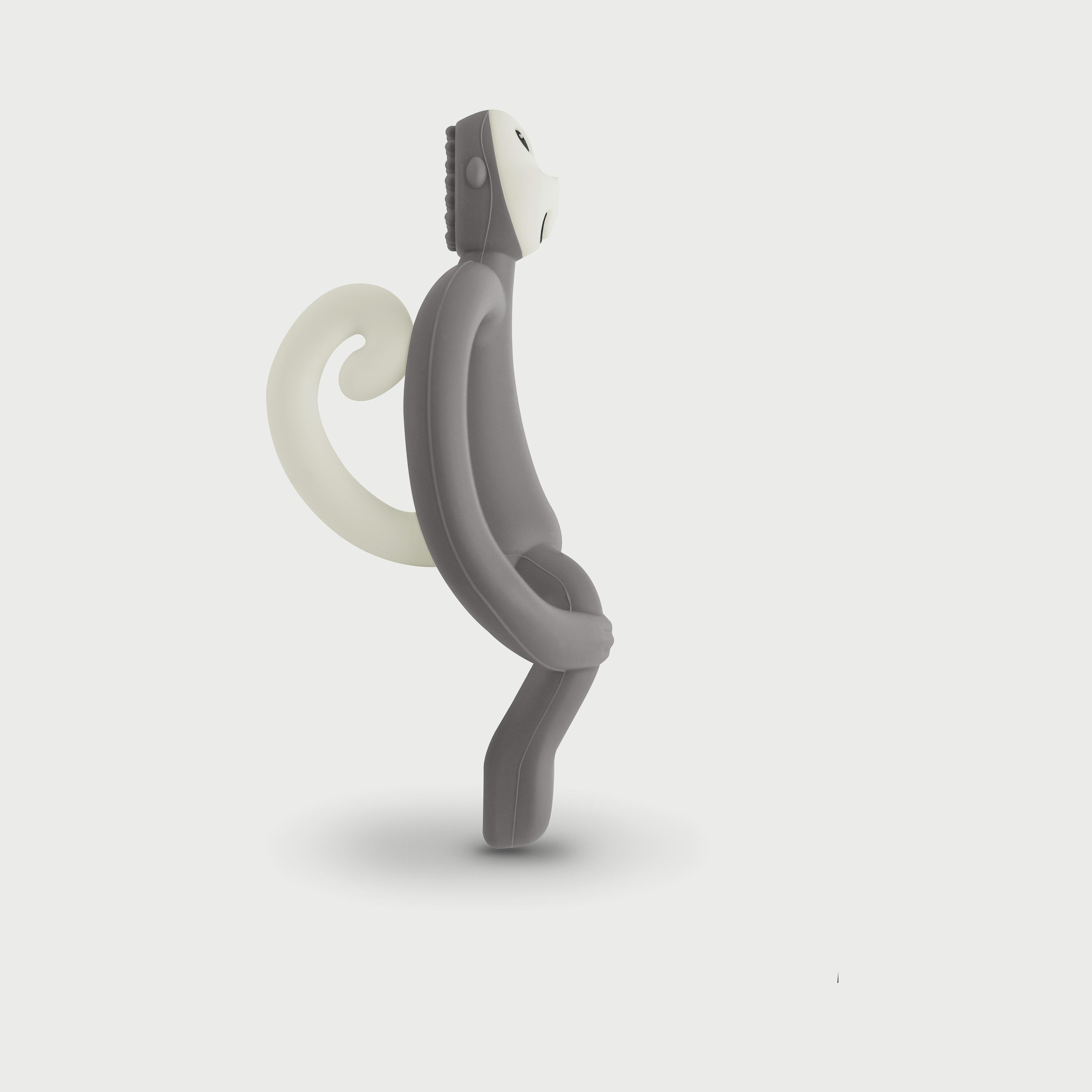 Matchstick Monkey Original Teether, Grey-baby-feeding-teethers-image-2