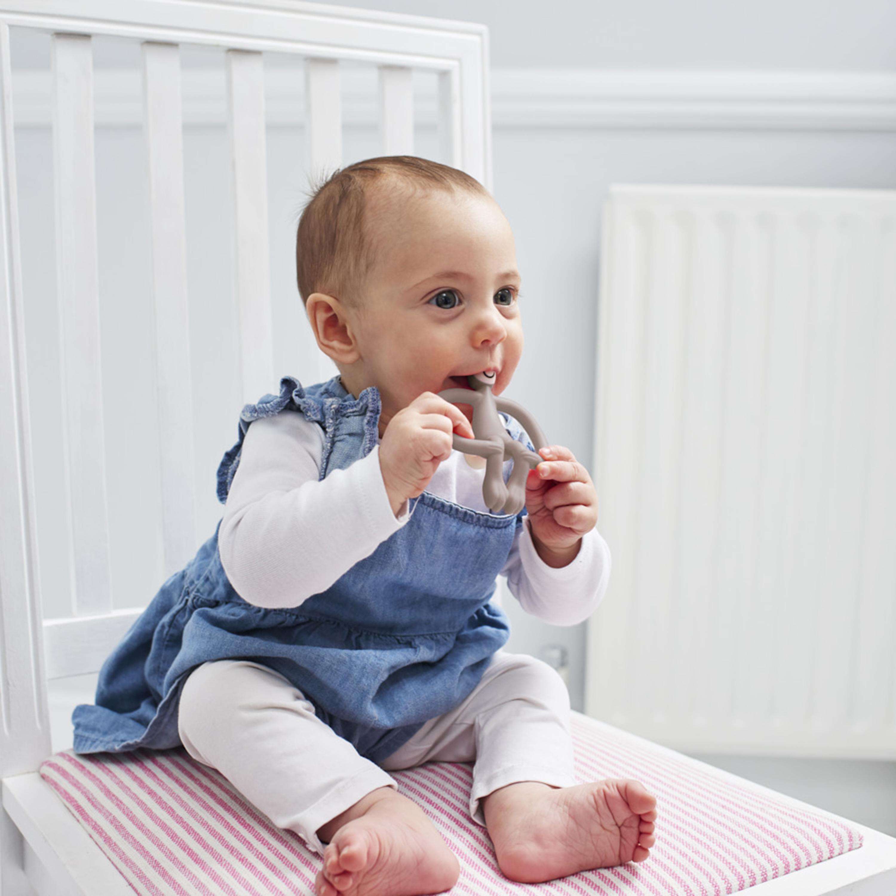 Matchstick Monkey Original Teether, Grey-baby-feeding-teethers-image-5