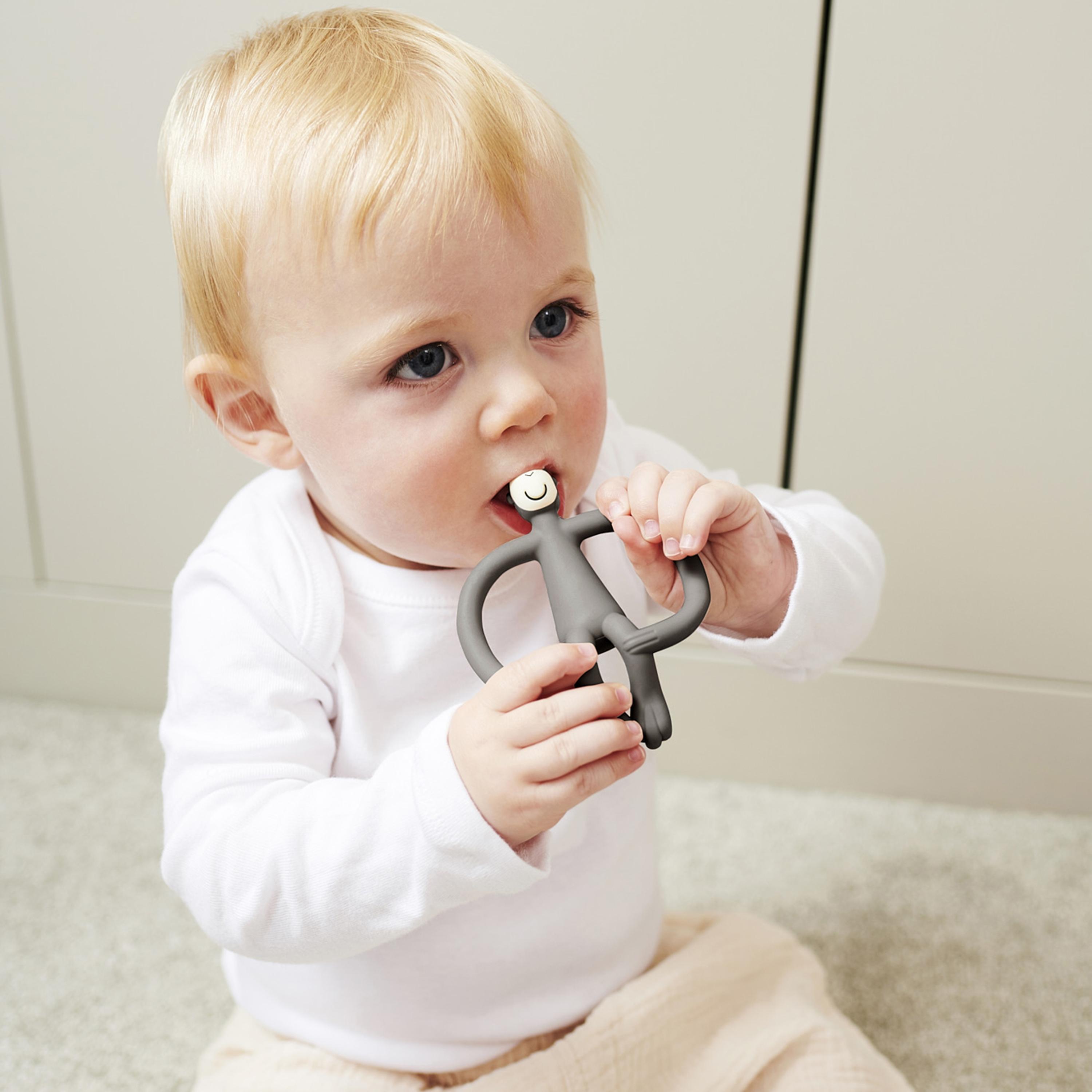 Matchstick Monkey Original Teether, Grey-baby-feeding-teethers-image-7