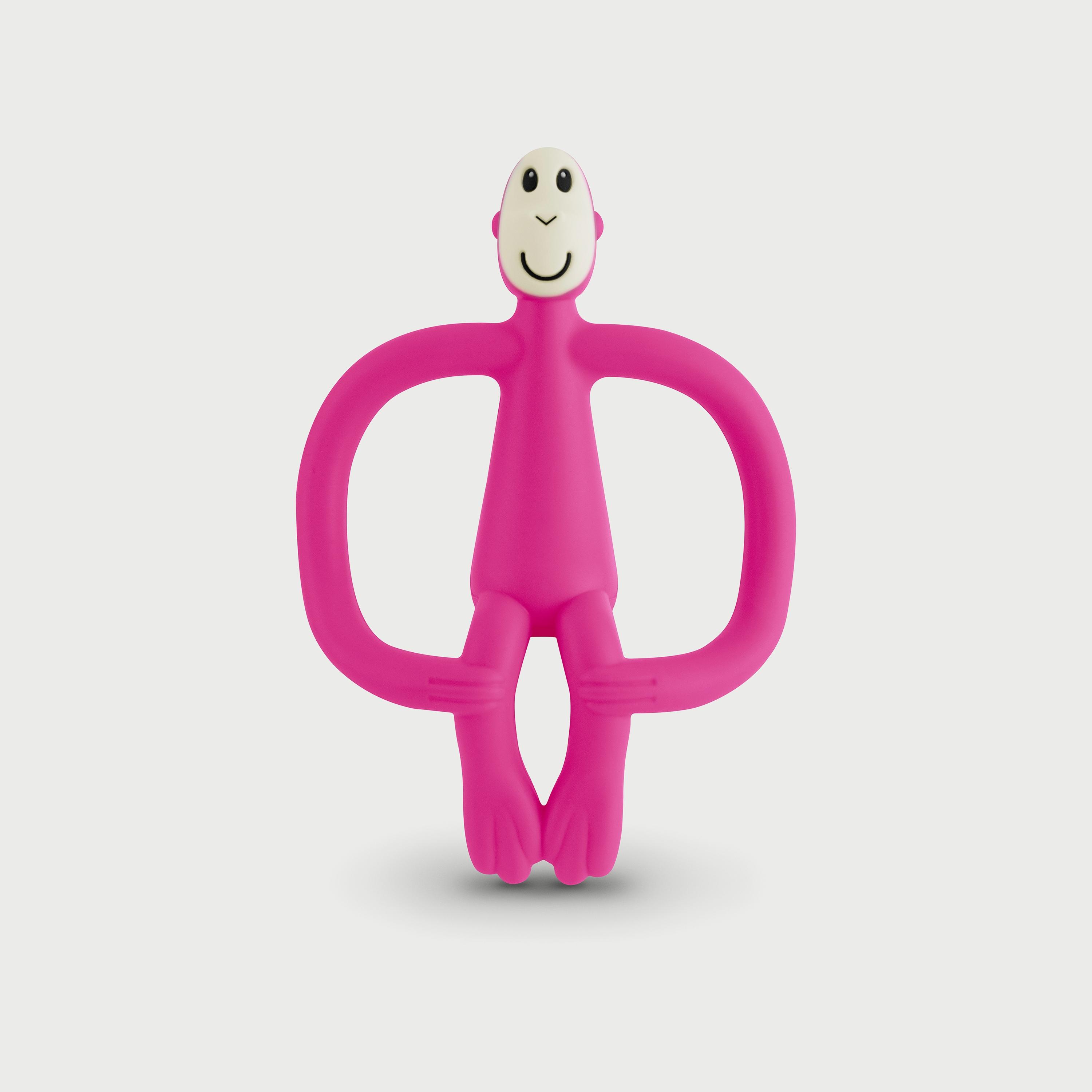 Matchstick Monkey Original Teether, Pink-baby-feeding-teethers-image-1