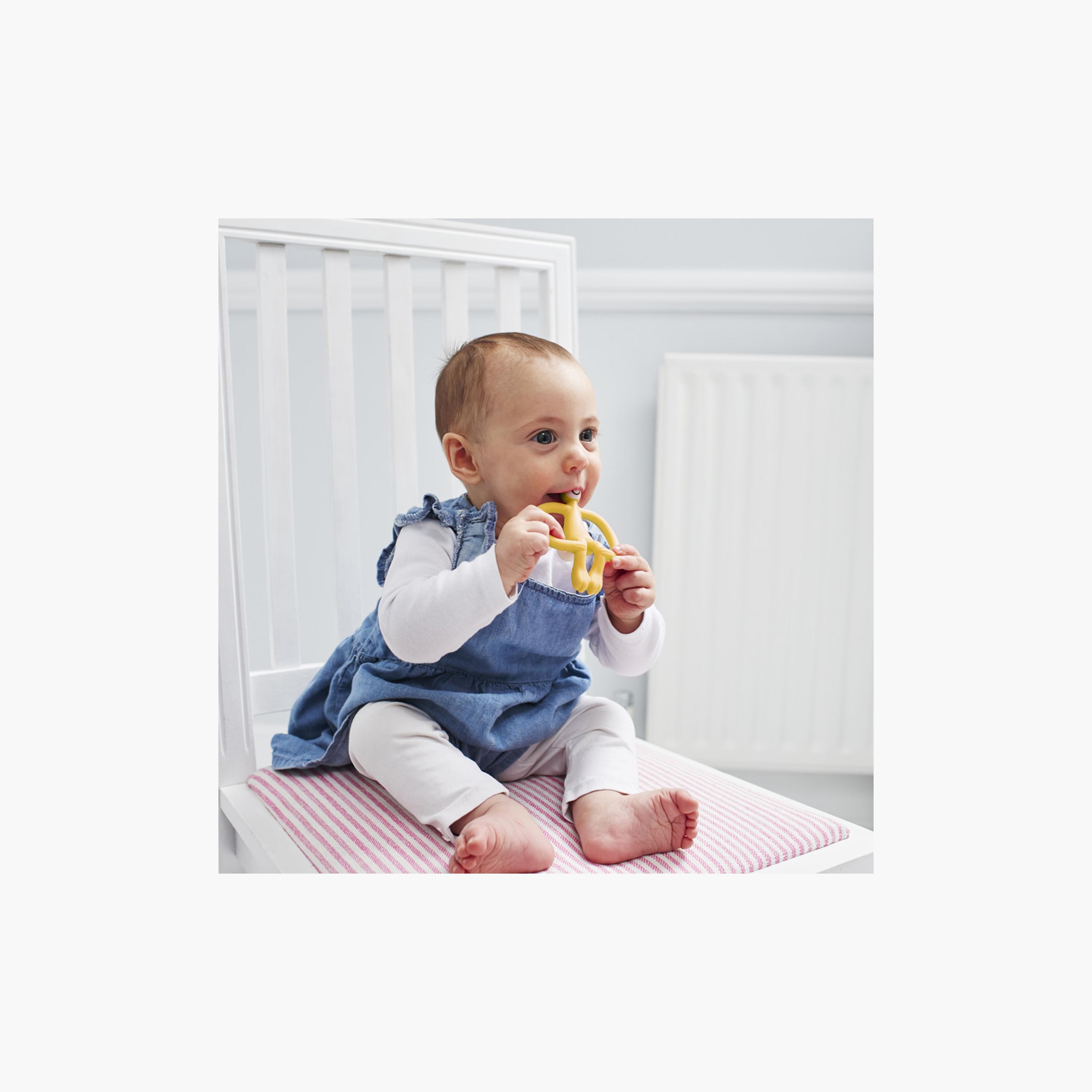 Matchstick Monkey Original Teether, Yellow-baby-feeding-teethers-image-3