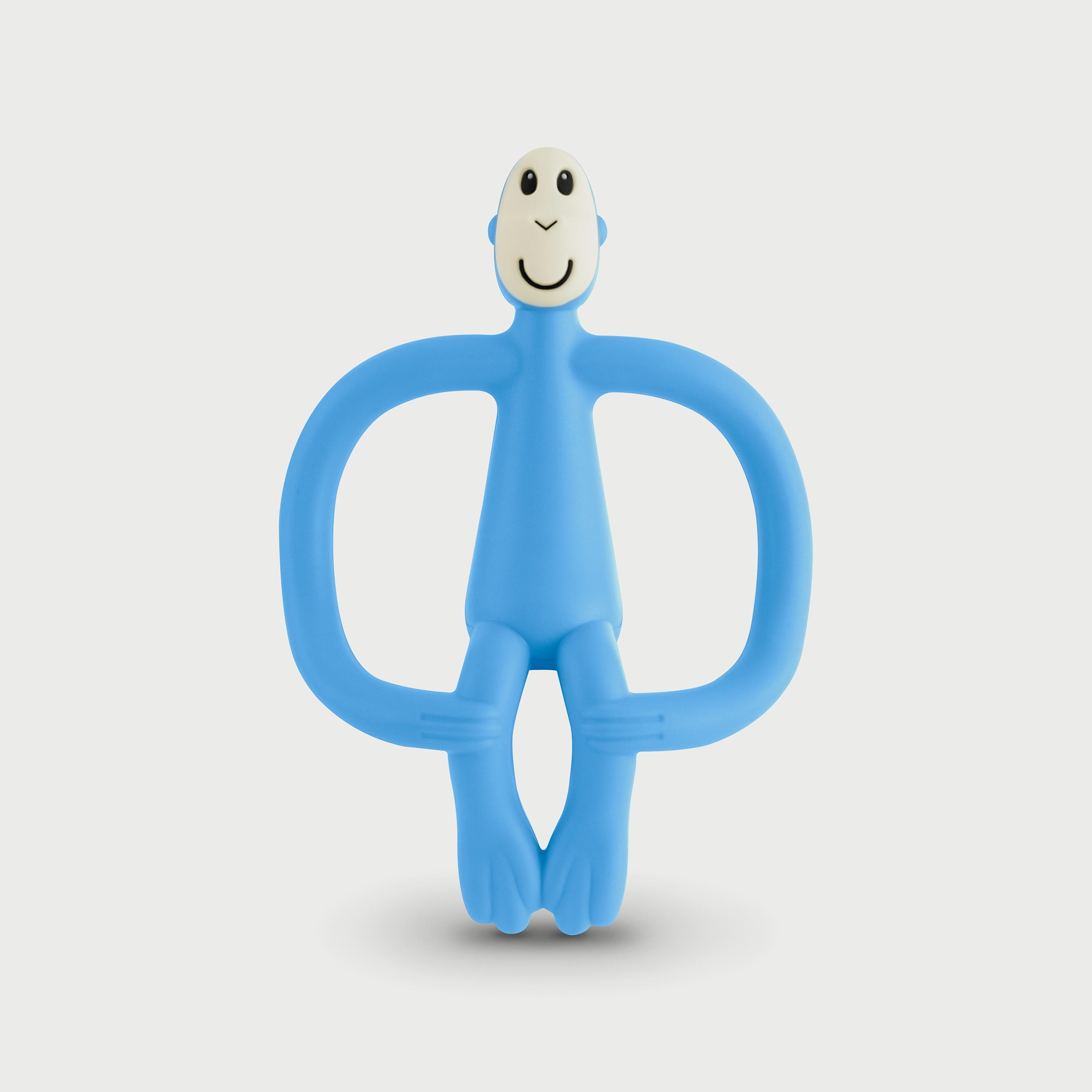 Matchstick Monkey Original Teether, Light Blue -baby-feeding-teethers-image-1