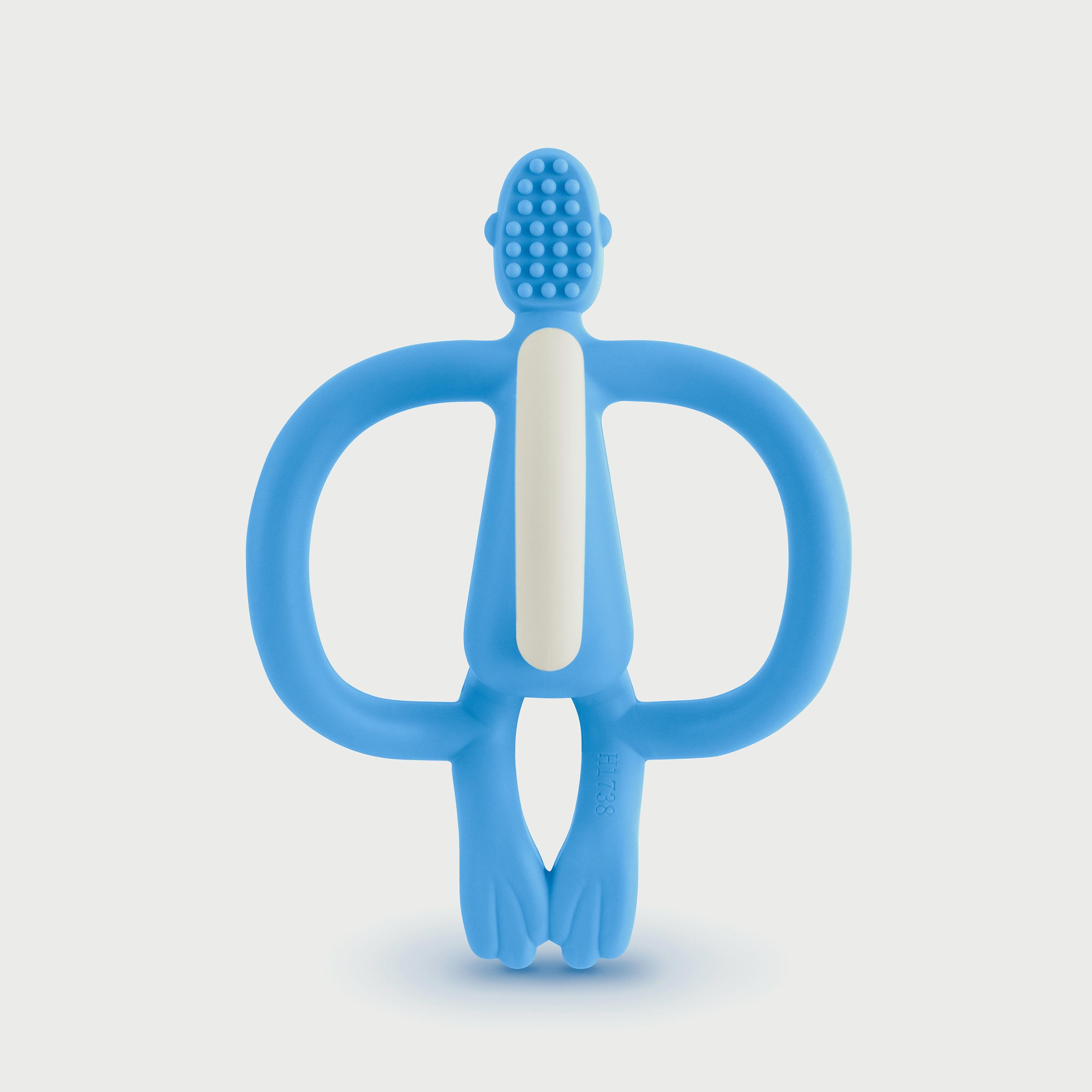 Matchstick Monkey Original Teether, Light Blue -baby-feeding-teethers-image-2