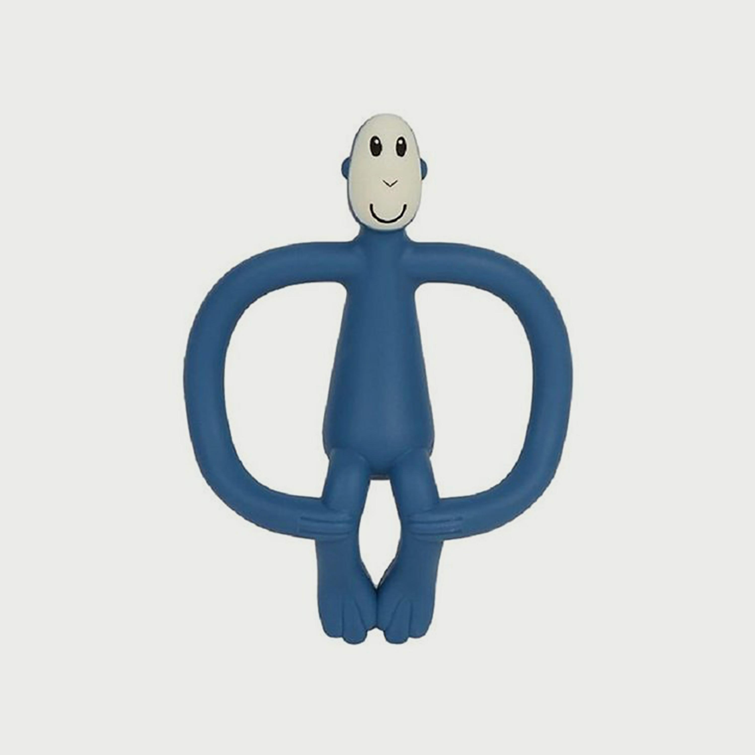 Matchstick Monkey Original Teether, Airforce Blue-baby-feeding-teethers-image-2