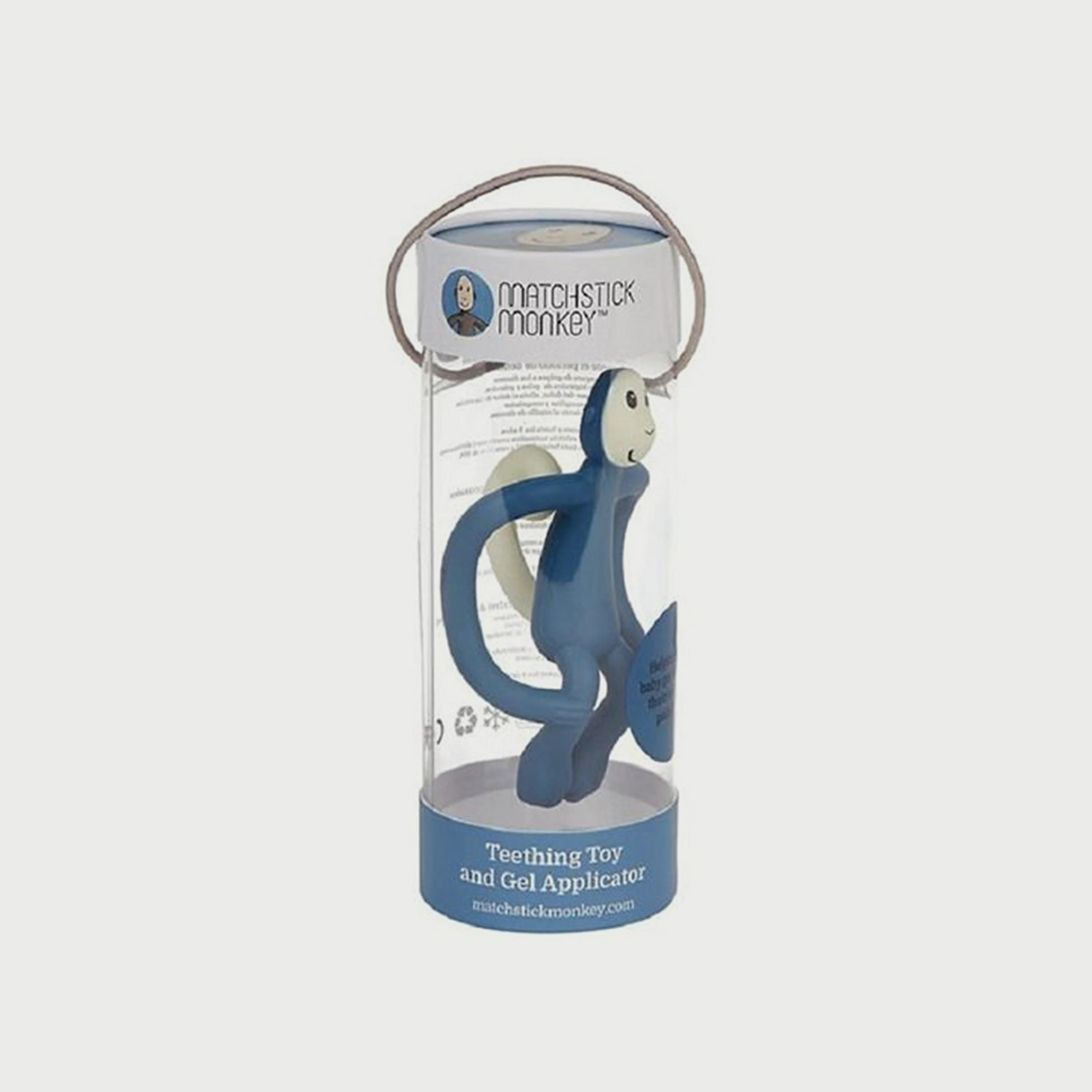 Matchstick Monkey Original Teether, Airforce Blue-baby-feeding-teethers-image-4