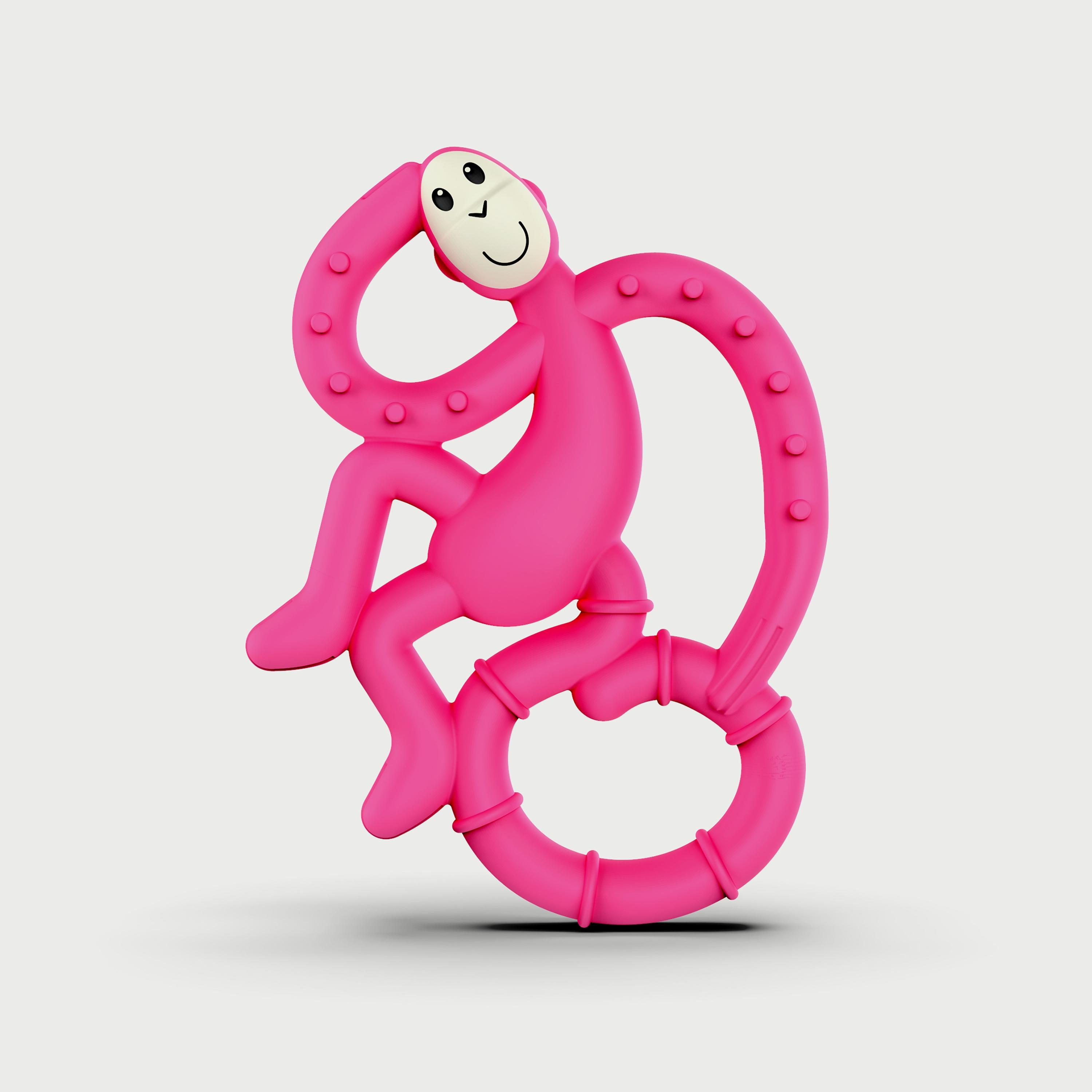 عضاضة قرد صغير من ماتشستيك مونكي, وردي-baby-feeding-teethers-image-3
