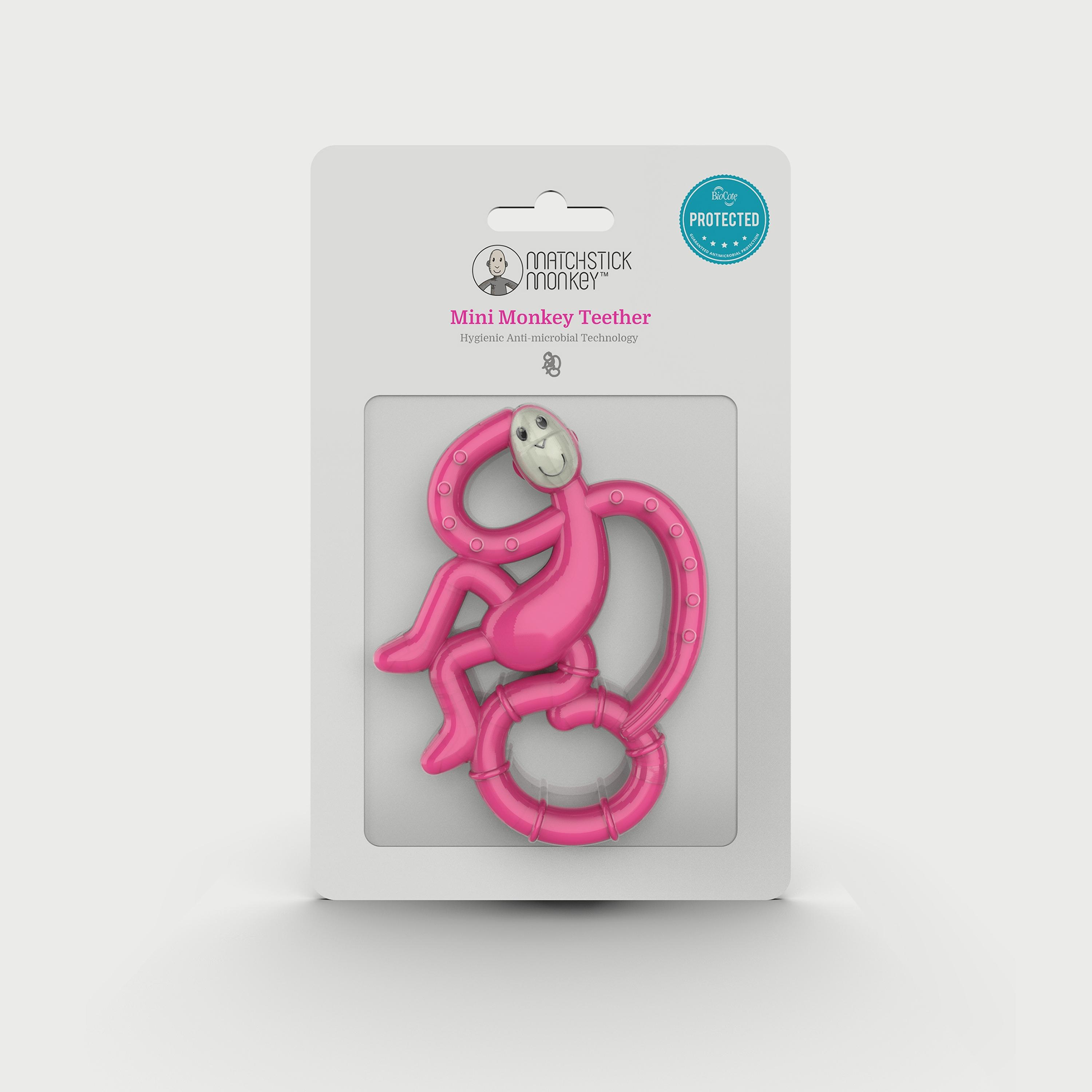 عضاضة قرد صغير من ماتشستيك مونكي, وردي-baby-feeding-teethers-image-4