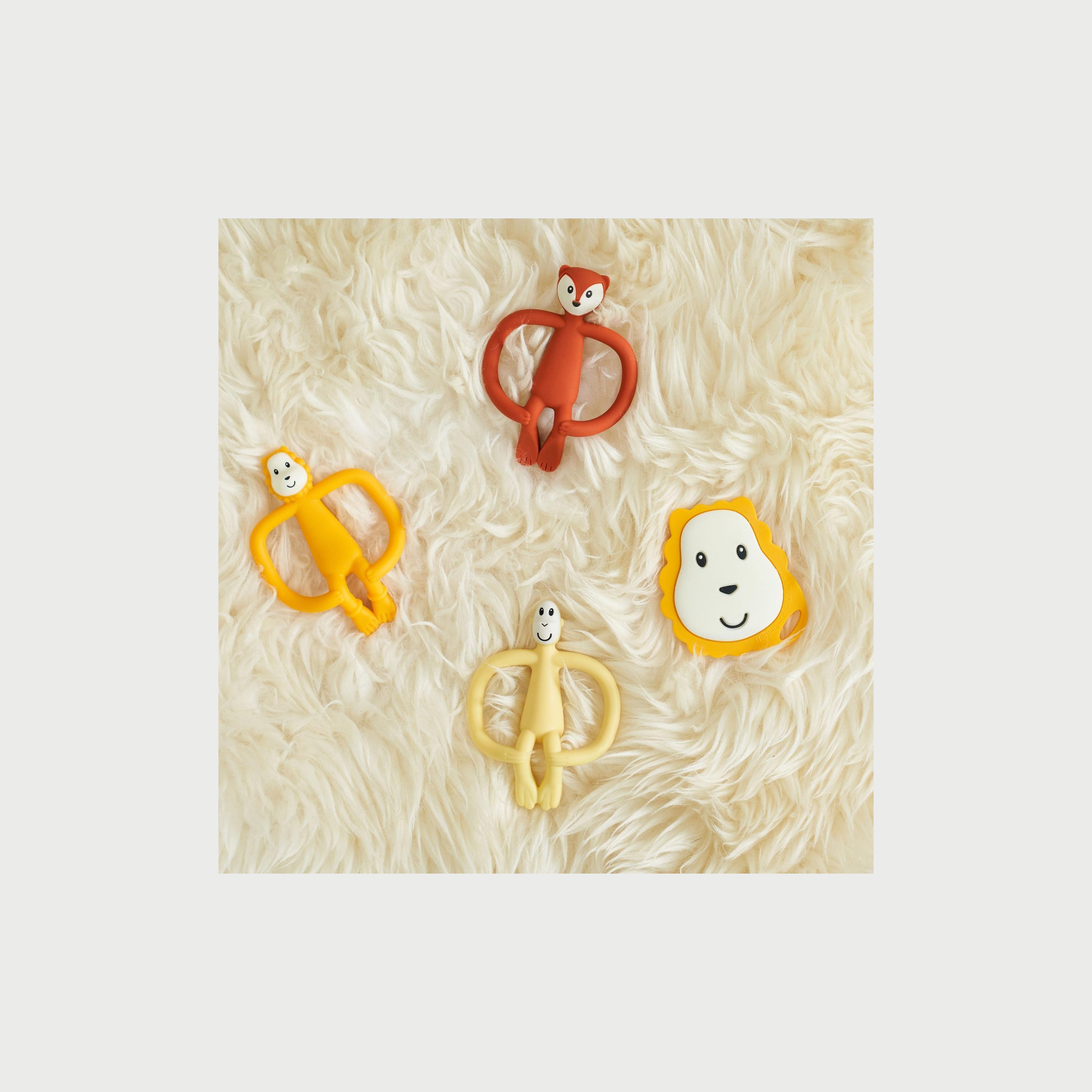 Matchstick Monkey Animal Teether, Ludo Lion-baby-feeding-teethers-image-4