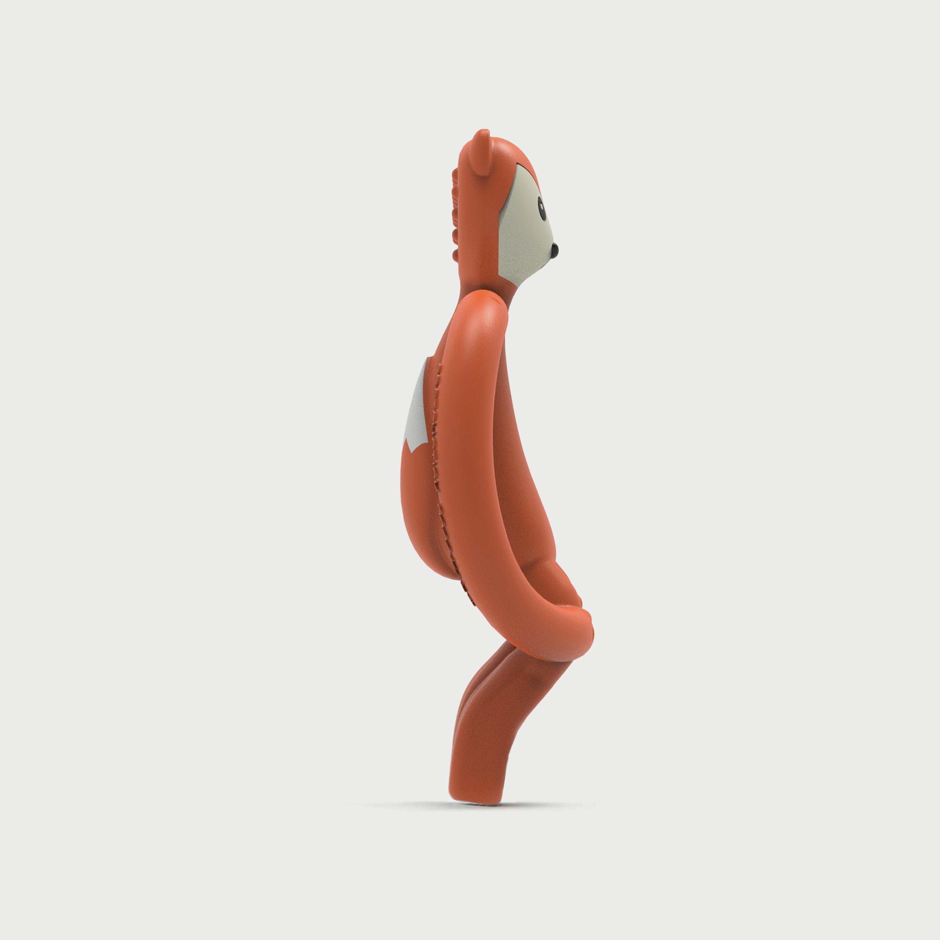 Matchstick Monkey Animal Teether, Fudge Fox-baby-feeding-teethers-image-2