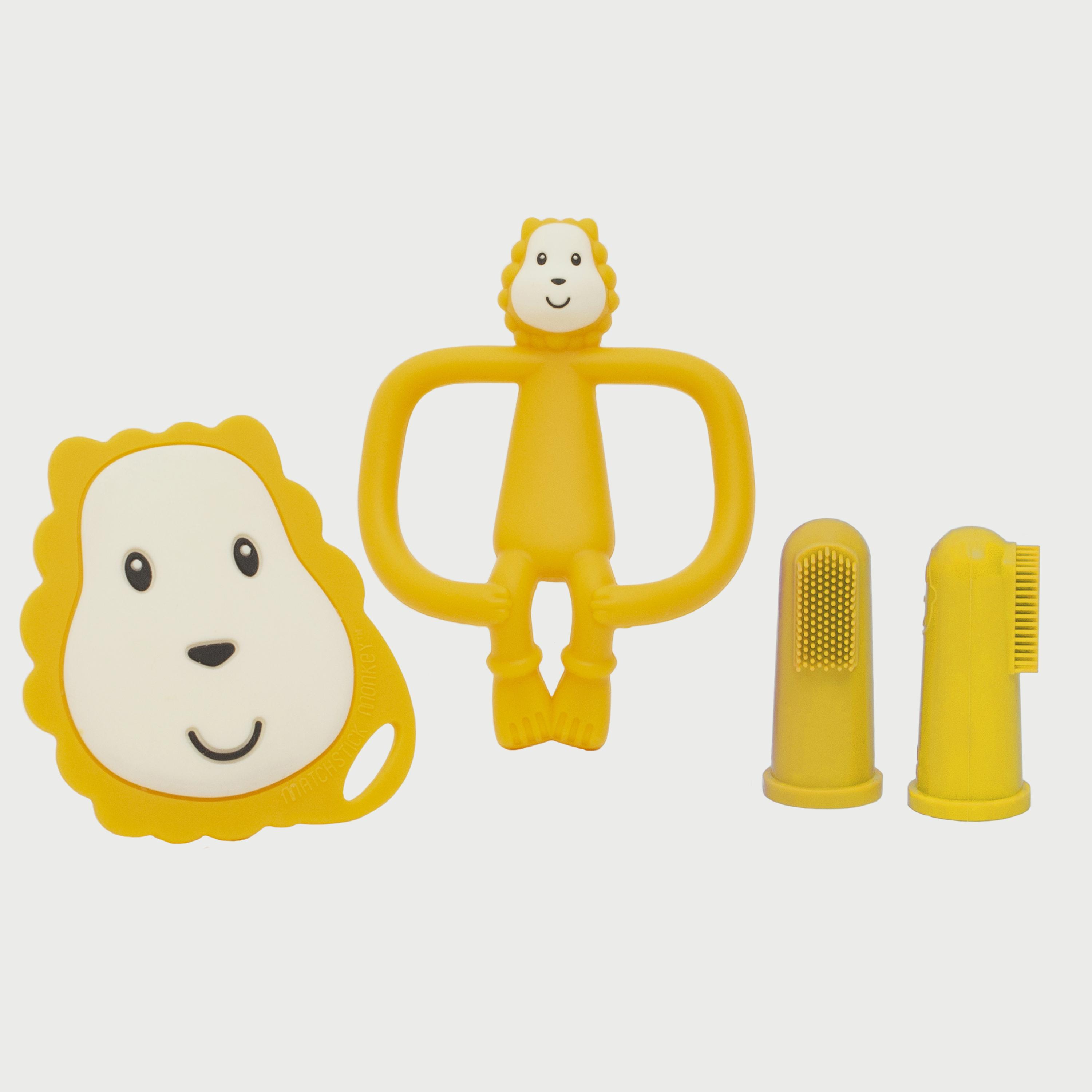 مجموعة عضاضات البداية من ماتشستيك مونكي, أسد لودو-baby-feeding-teethers-image-1