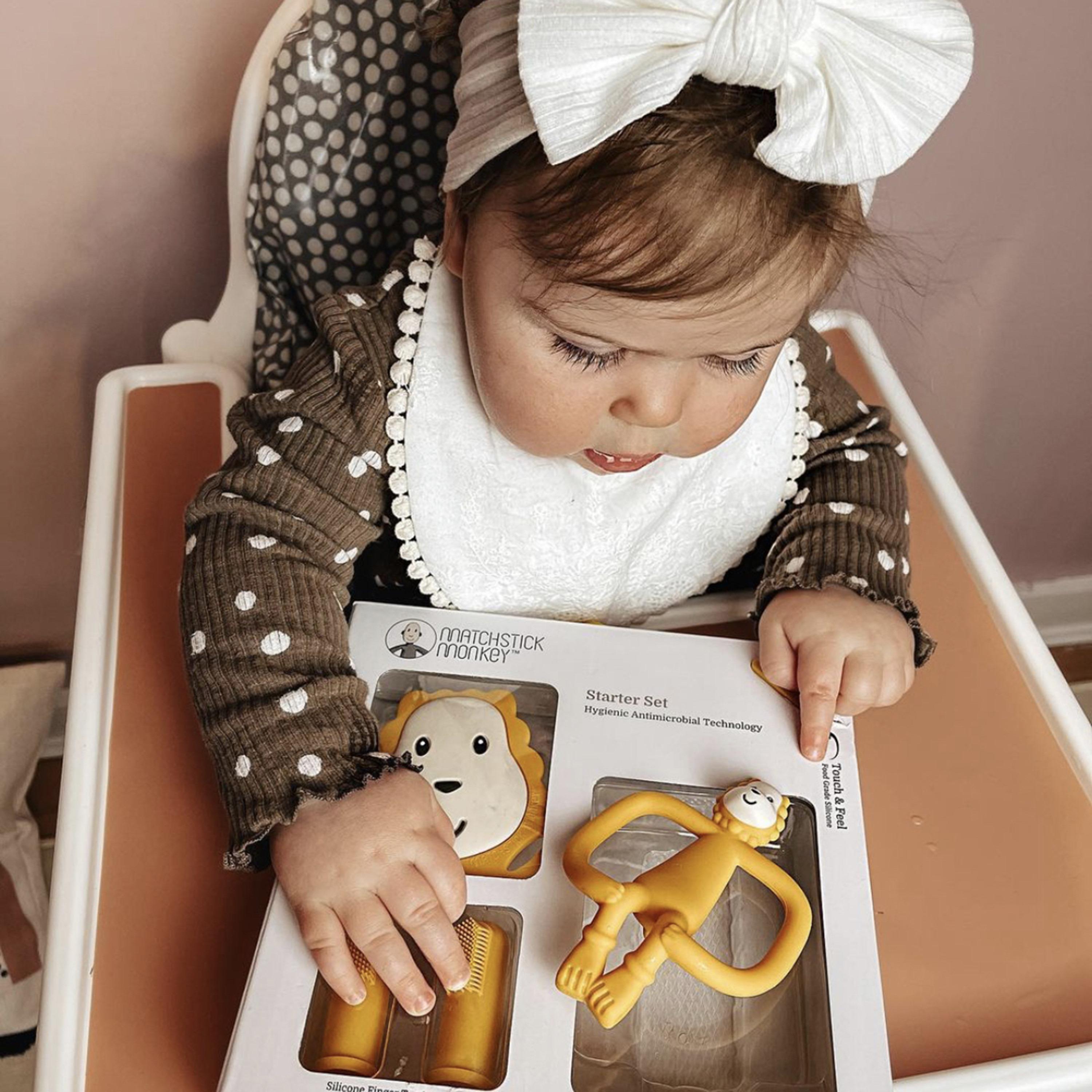 مجموعة عضاضات البداية من ماتشستيك مونكي, أسد لودو-baby-feeding-teethers-image-2