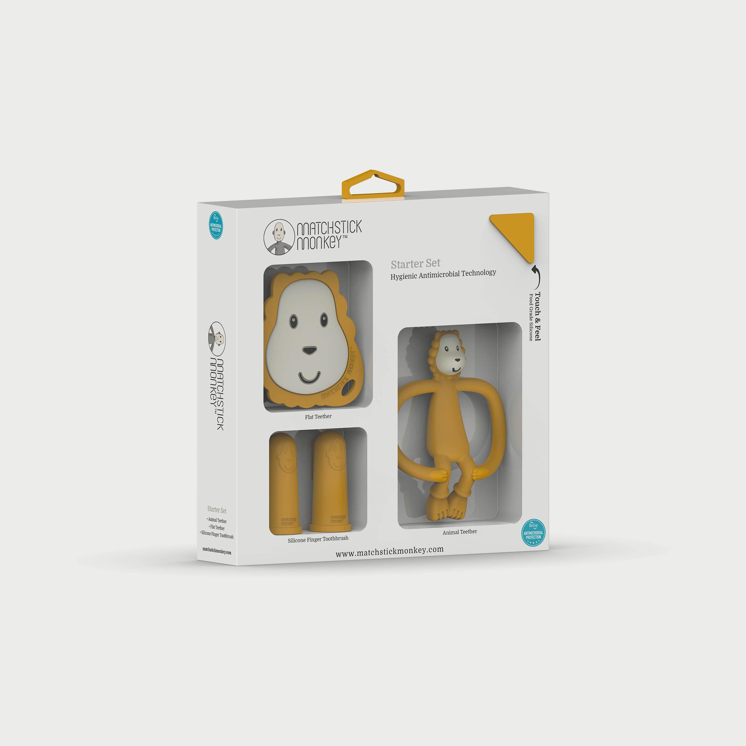 مجموعة عضاضات البداية من ماتشستيك مونكي, أسد لودو-baby-feeding-teethers-image-7