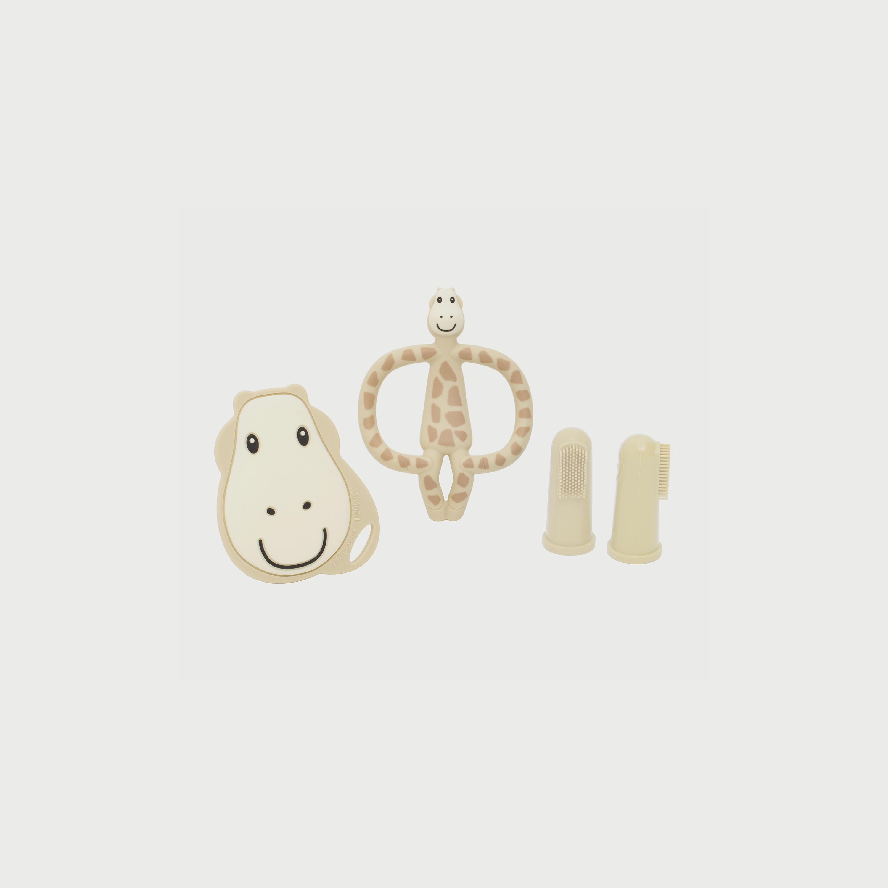 Matchstick Monkey Teething Starter Set, Gigi Giraffe-baby-feeding-teethers-image-1