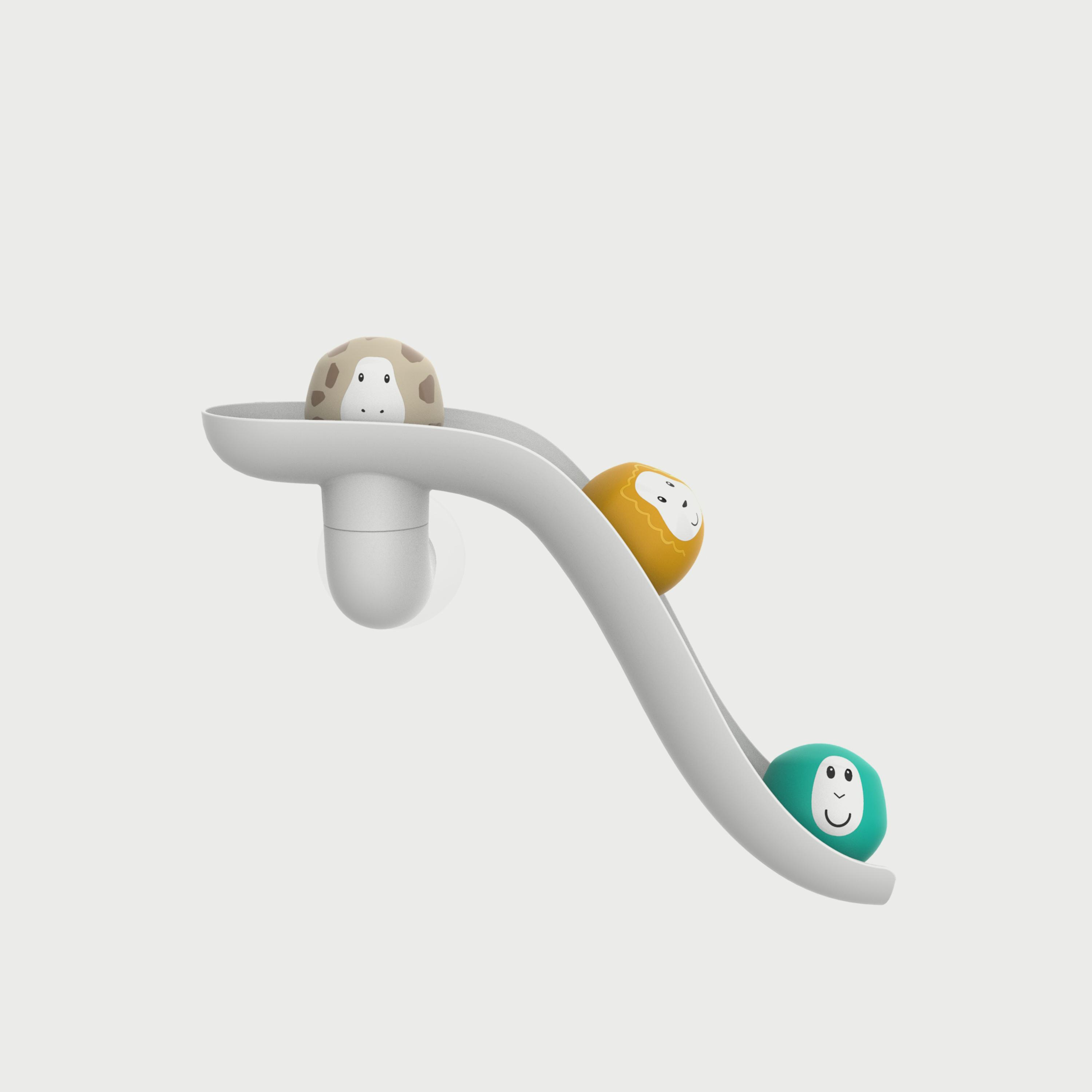 Matchstick Monkey Bathtime Slide Set, White-toys-babyandtoddlertoys-bathtoys-image-12
