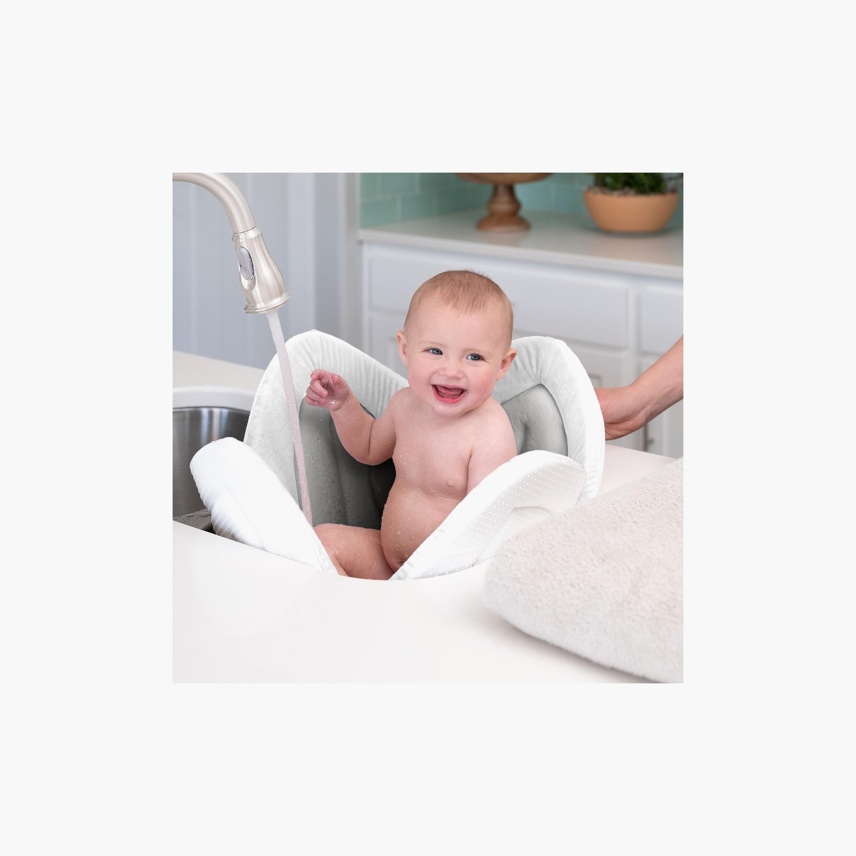 مقعد استحمام وردة لوتس للاستحمام بكباسين من بلومينج باث-baby-bathandcare-bathtubs-image-3