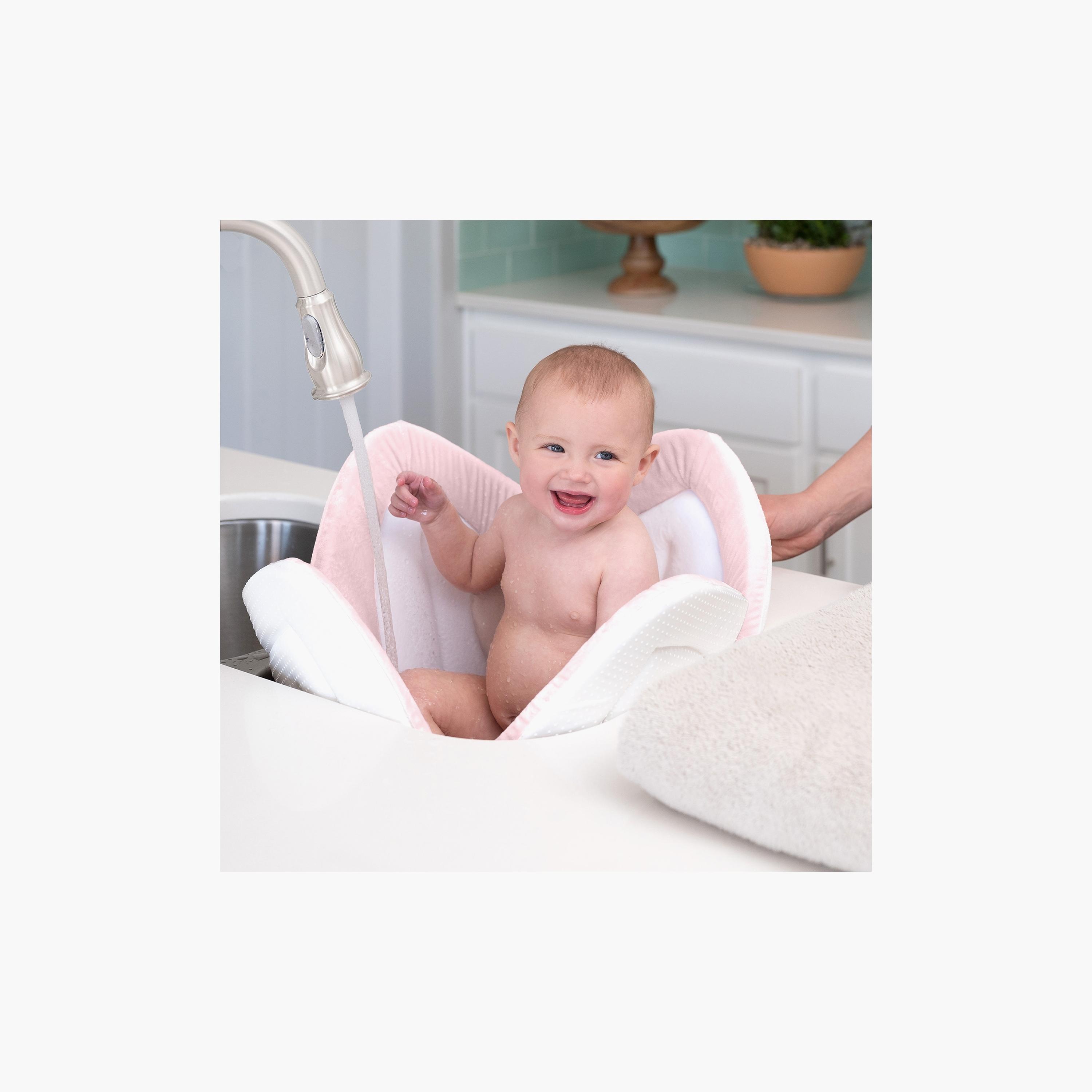 مقعد استحمام وردة لوتس للاستحمام بكباسين من بلومينج باث-baby-bathandcare-bathtubs-image-3