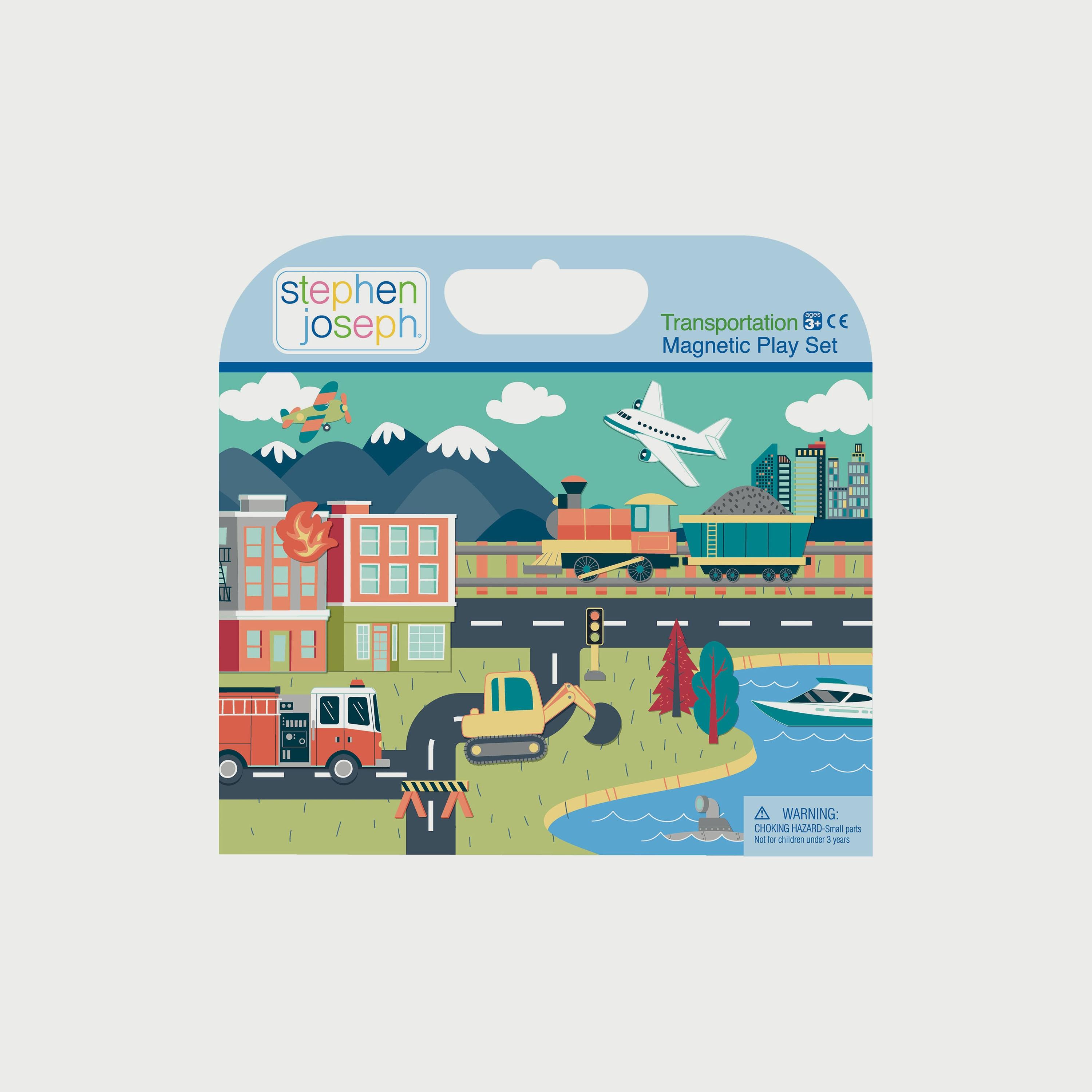 Stephen Joseph Magnetic Playset, Transportation-toys-buildingblocks-magnetictoys-image-1
