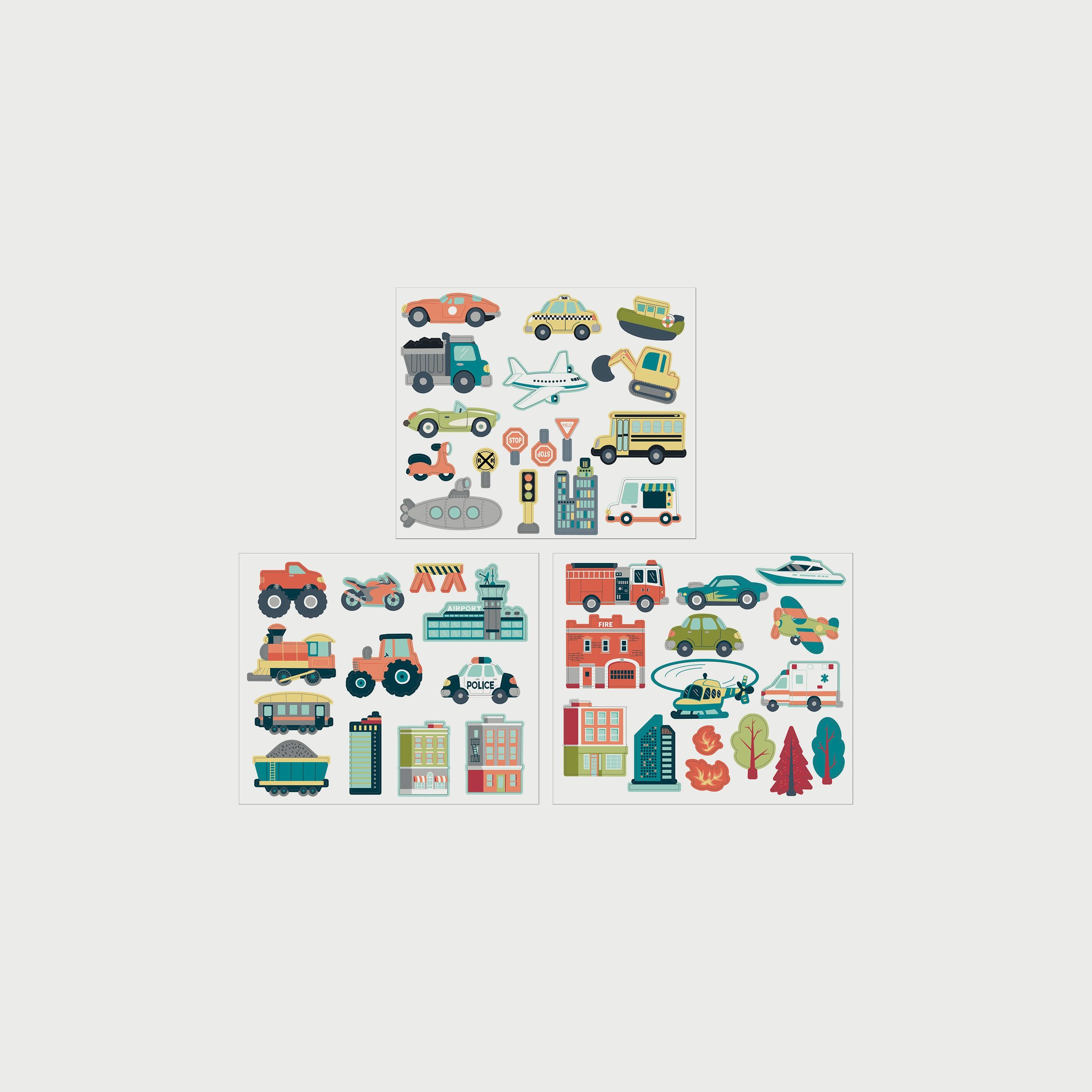 Stephen Joseph Magnetic Playset, Transportation-toys-buildingblocks-magnetictoys-image-2