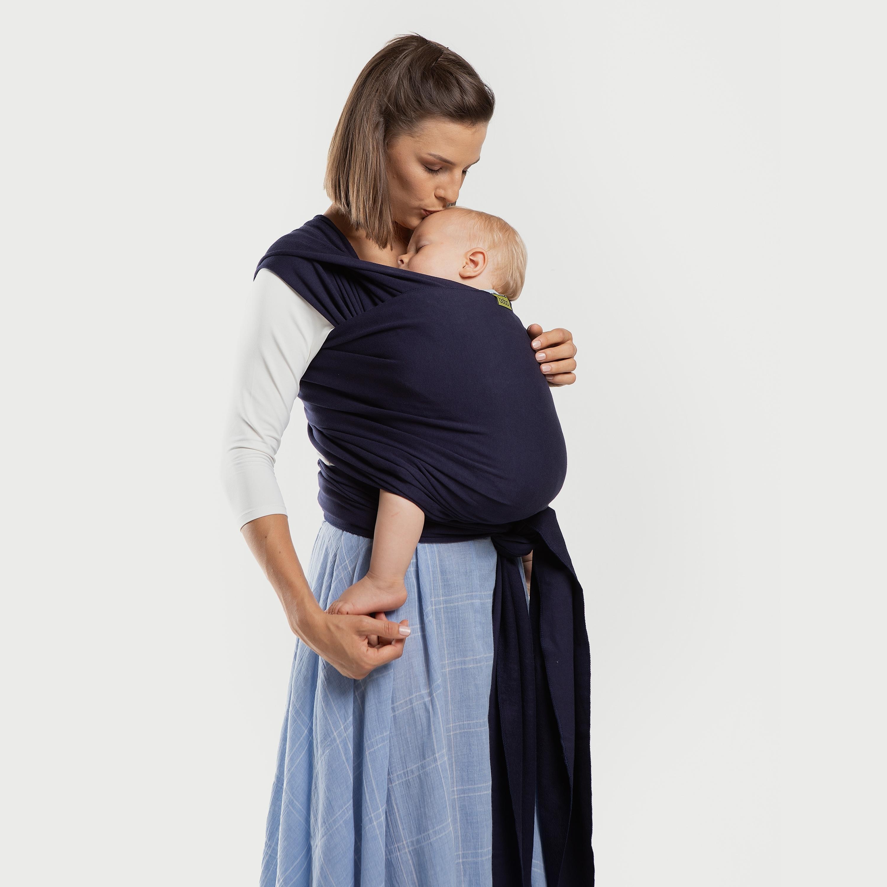 Boba Classic Wrap, Navy Blue-baby-gear-babycarriers-image-5