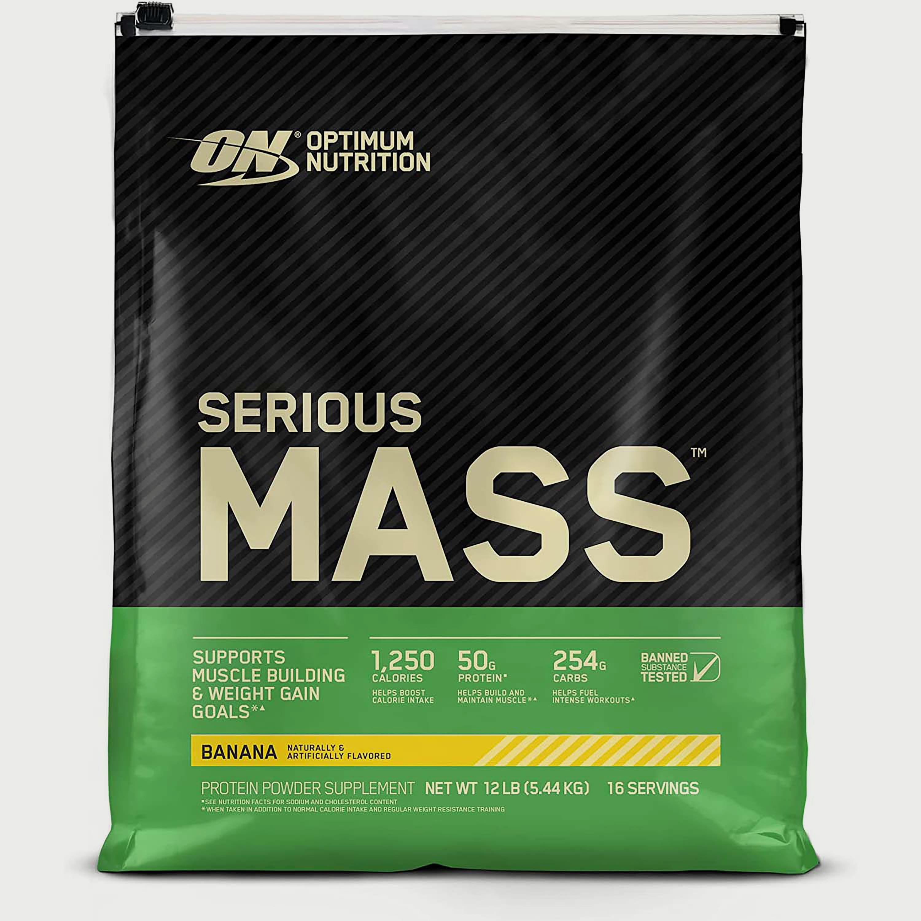 سيرياس ماس، 12 رطل (5.4 كجم)، موز، من اوبتيموم نوتريشن-sports-nutrition-proteins-image-1