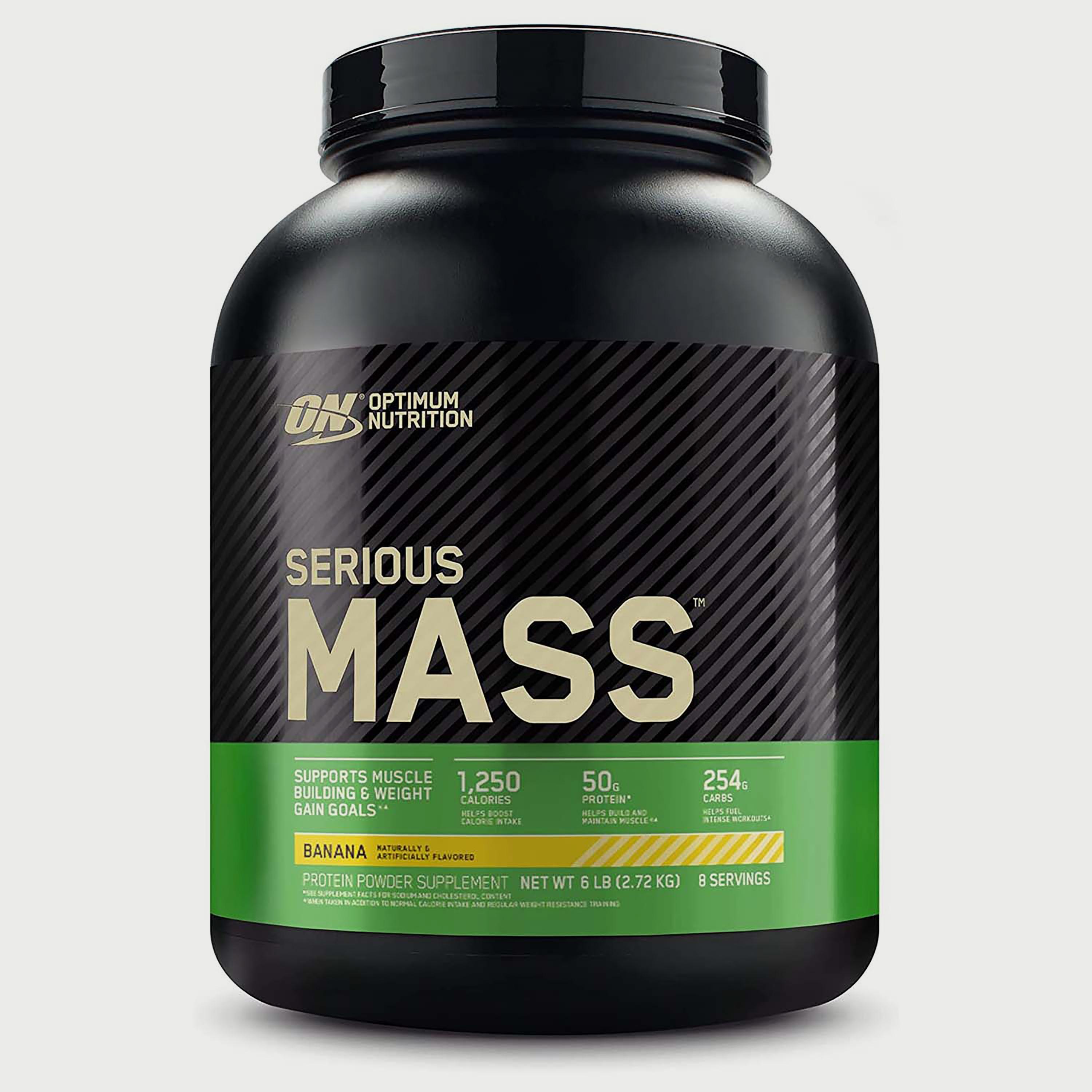 Serious Mass, 6 Lb (2.7 Kg), Banana, Optimum Nutrition-sports-nutrition-proteins-image-1