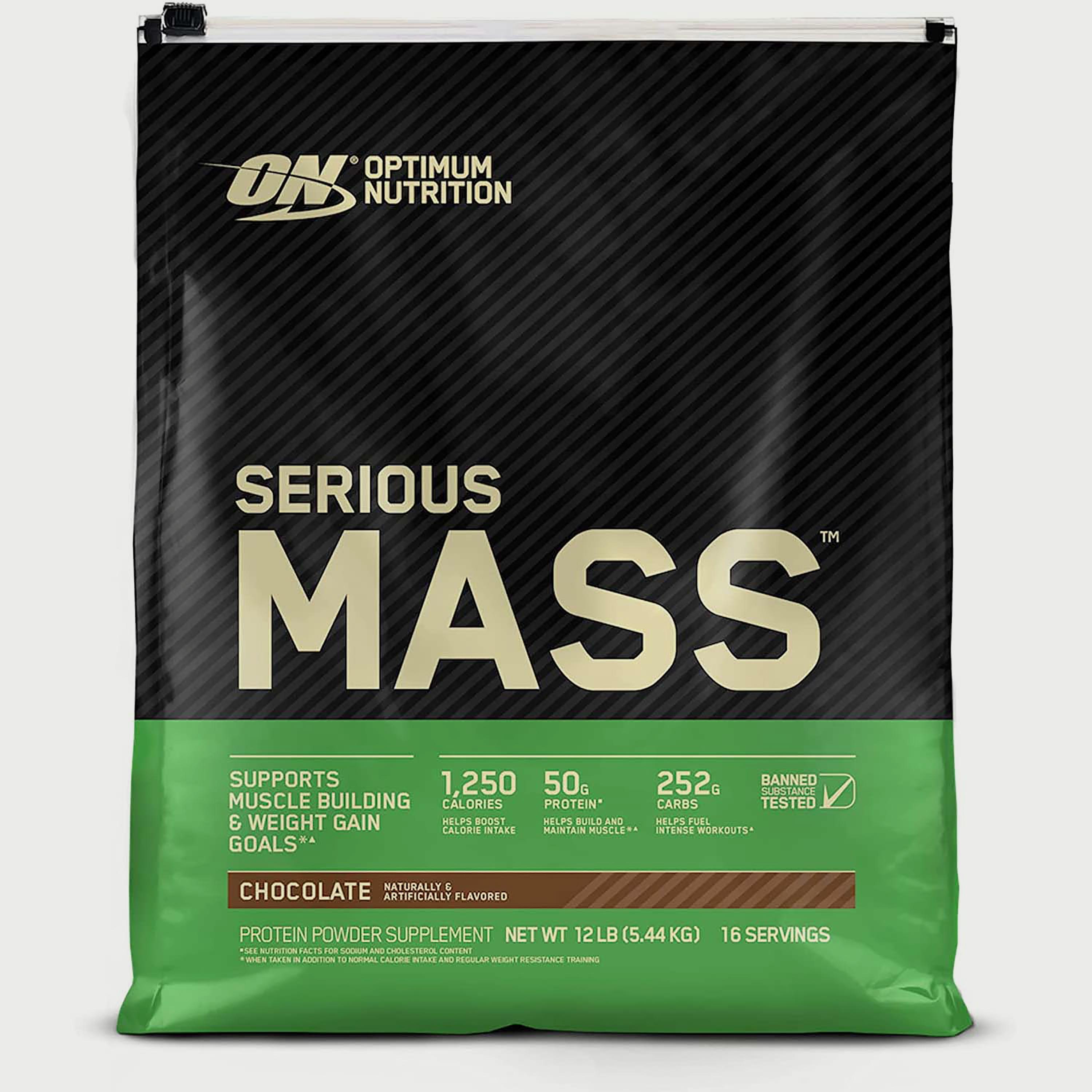 سيرياس ماس، 12 رطل (5.4 كجم)، شكولاتة، من اوبتيموم نوتريشن-sports-nutrition-proteins-image-1
