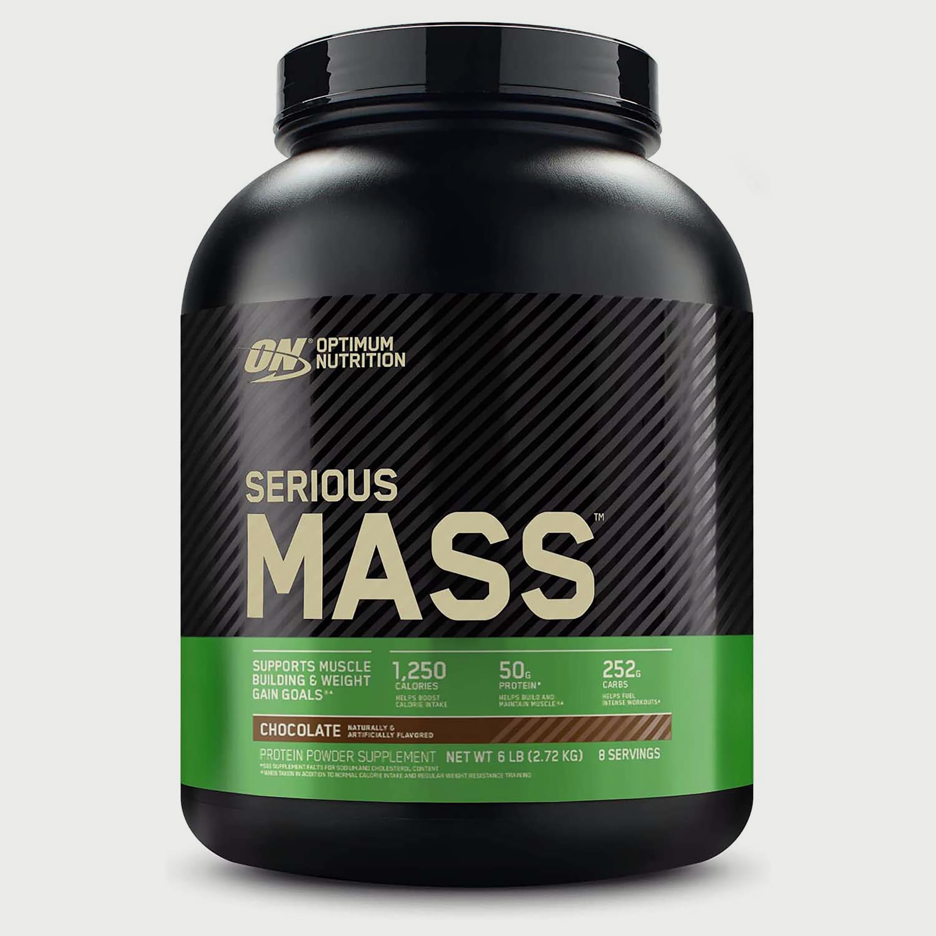 سيرياس ماس، 6 رطل (2.7 كجم)، شكولاتة، من اوبتيموم نوتريشن-sports-nutrition-proteins-image-1